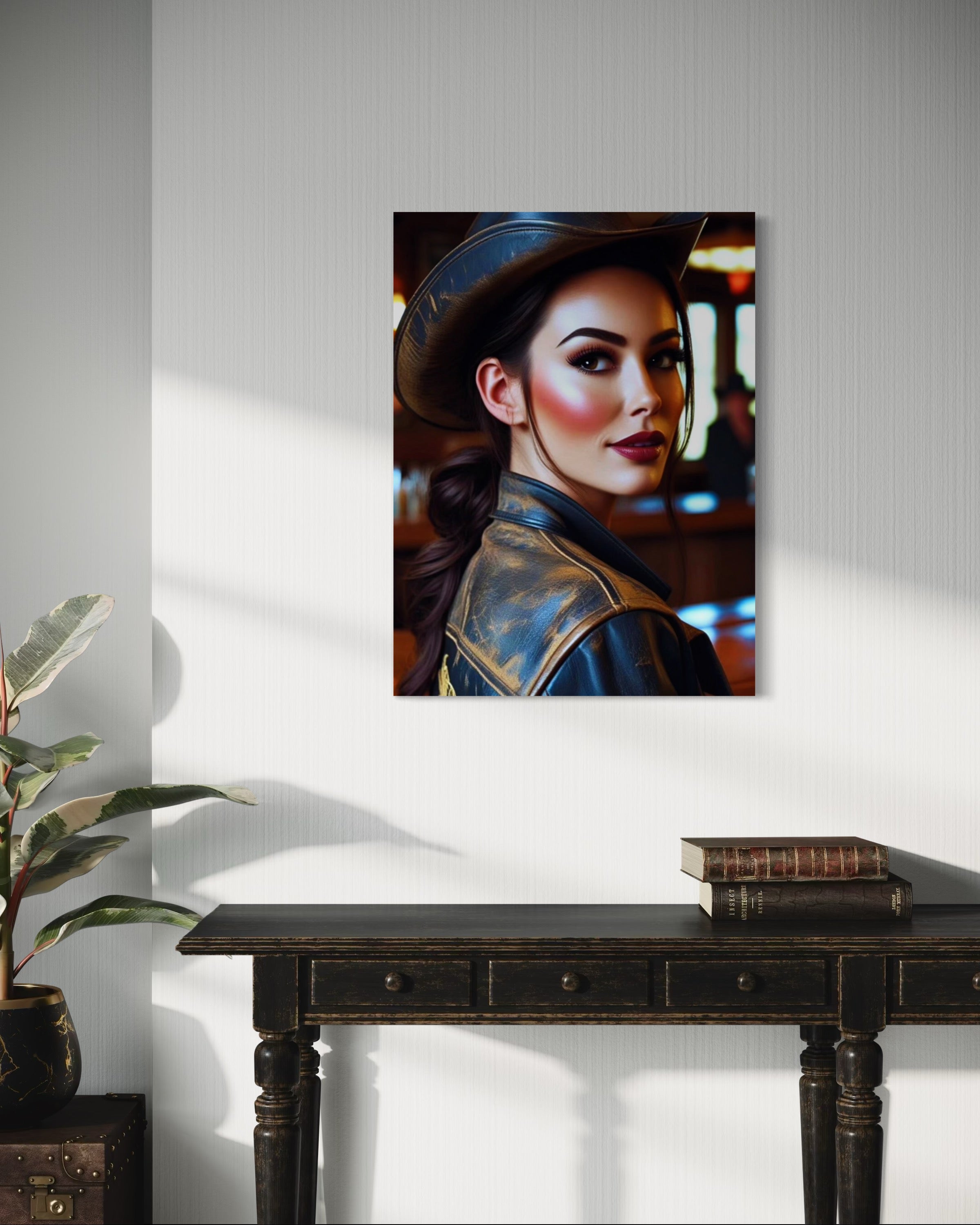 Saloon Cowgirl Museum Print