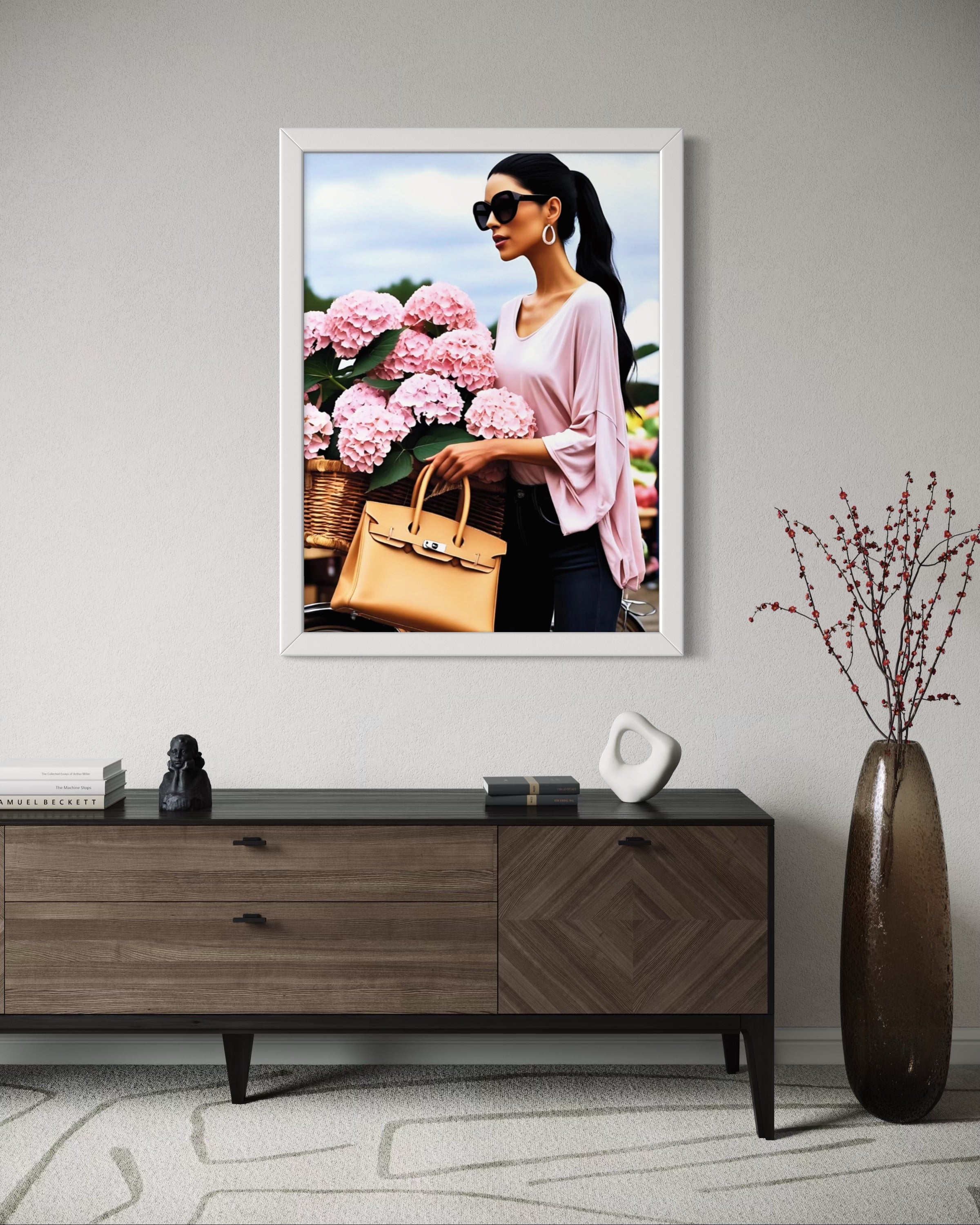 Farmer's Market Flowers Museum Print
