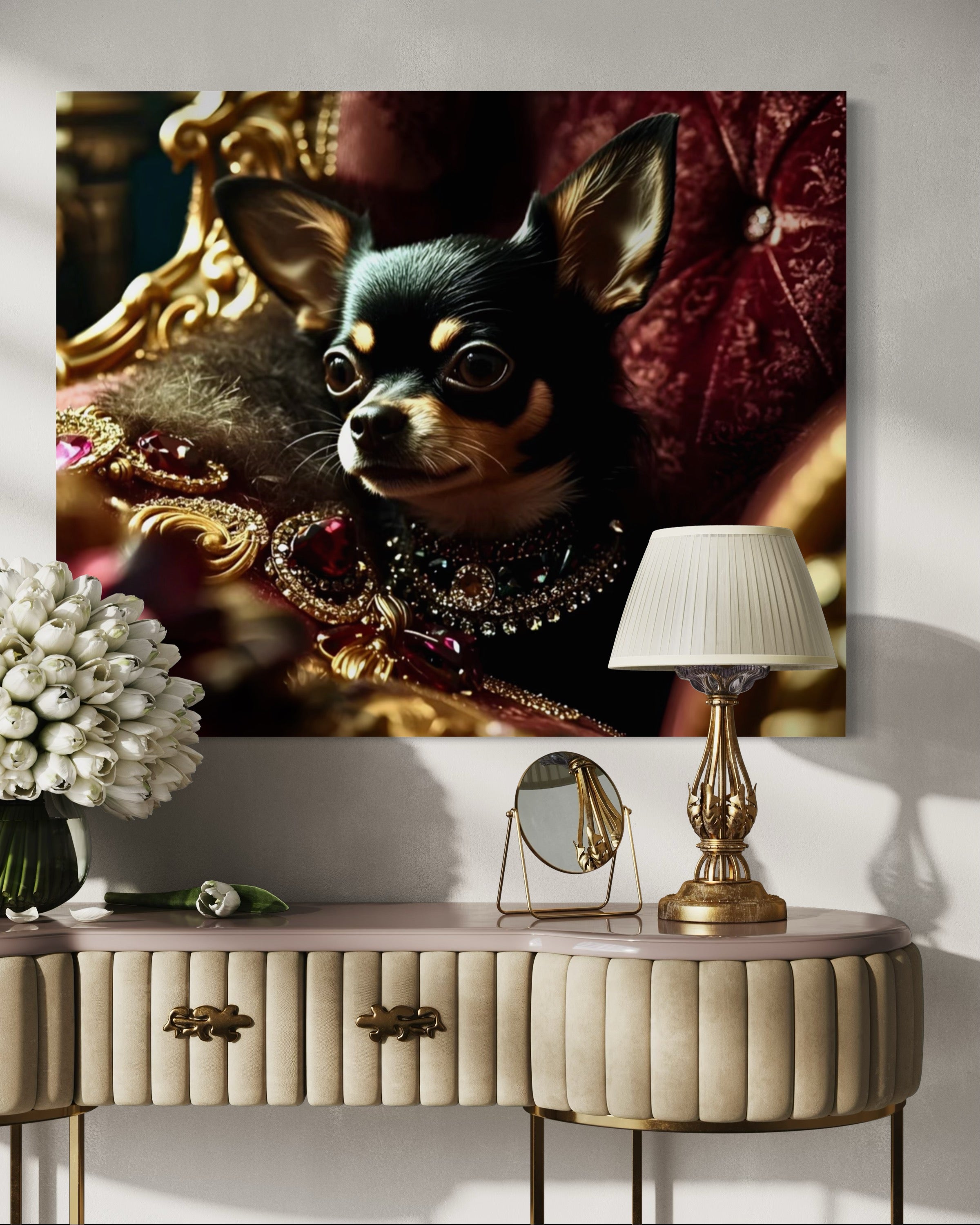 Victorian Royal Chihuahua Portrait