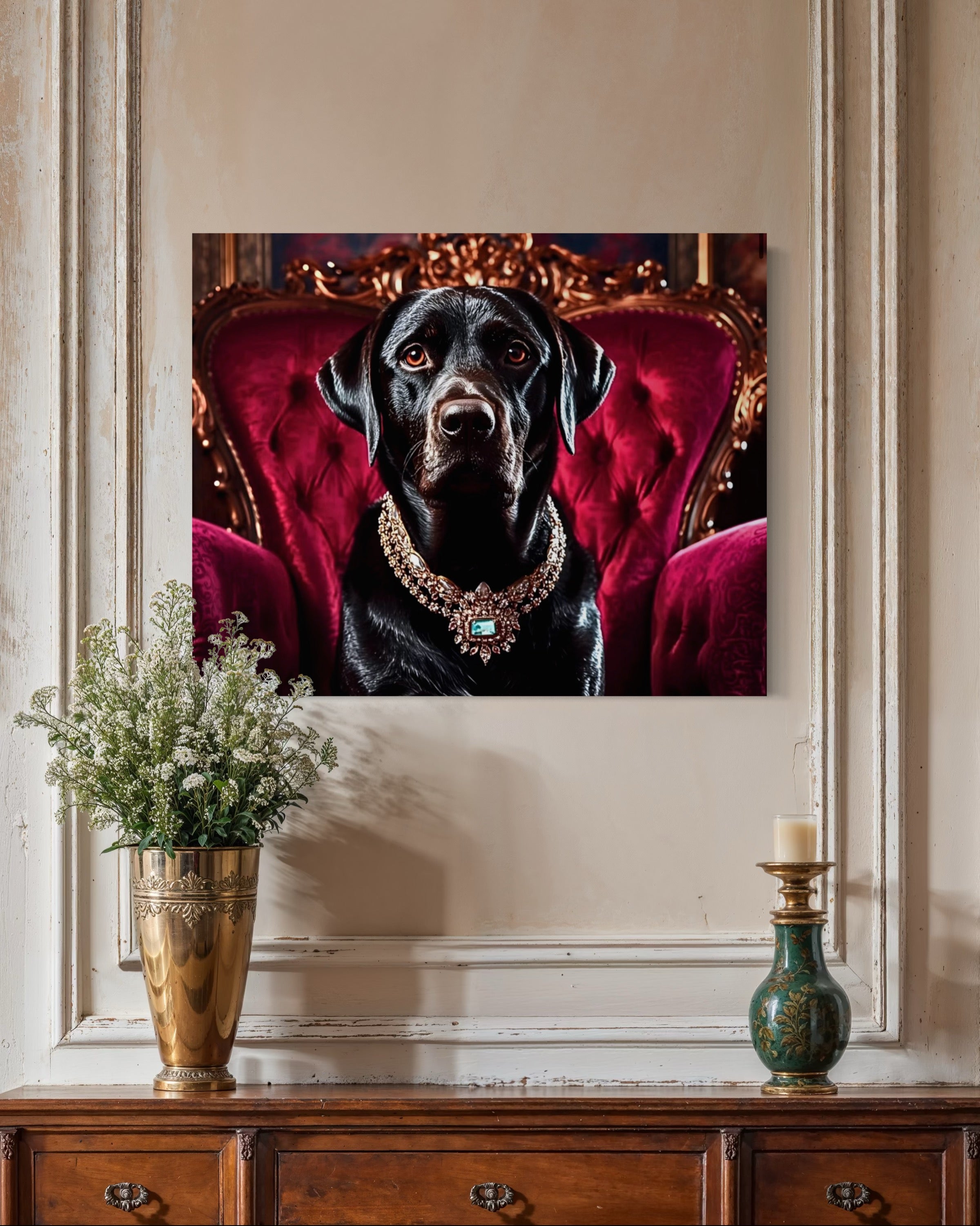 Victorian Royal Labrador Portrait