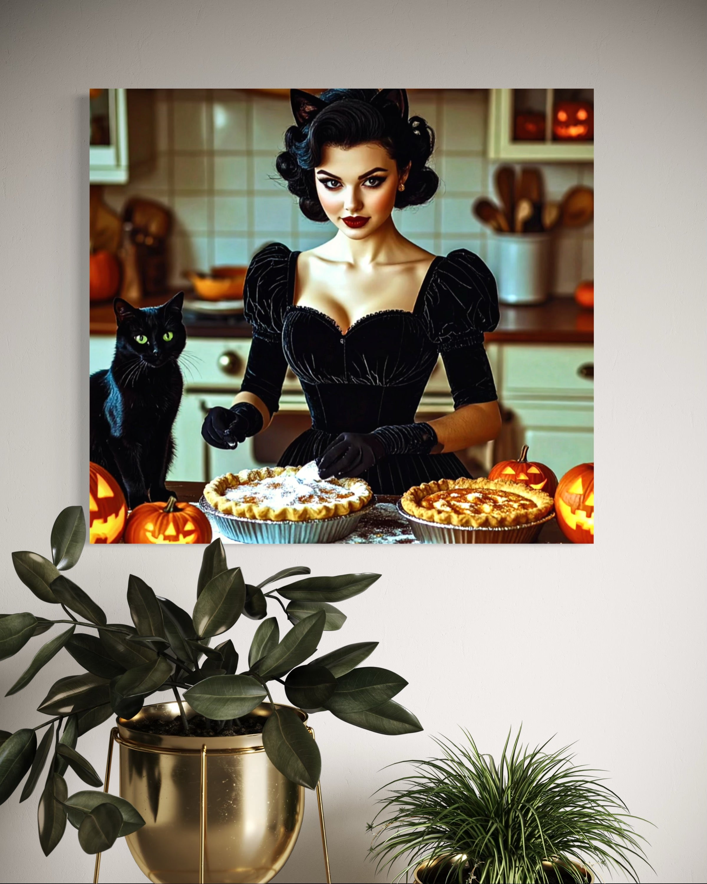 Halloween Black Cat Costume Pumpkin Pie