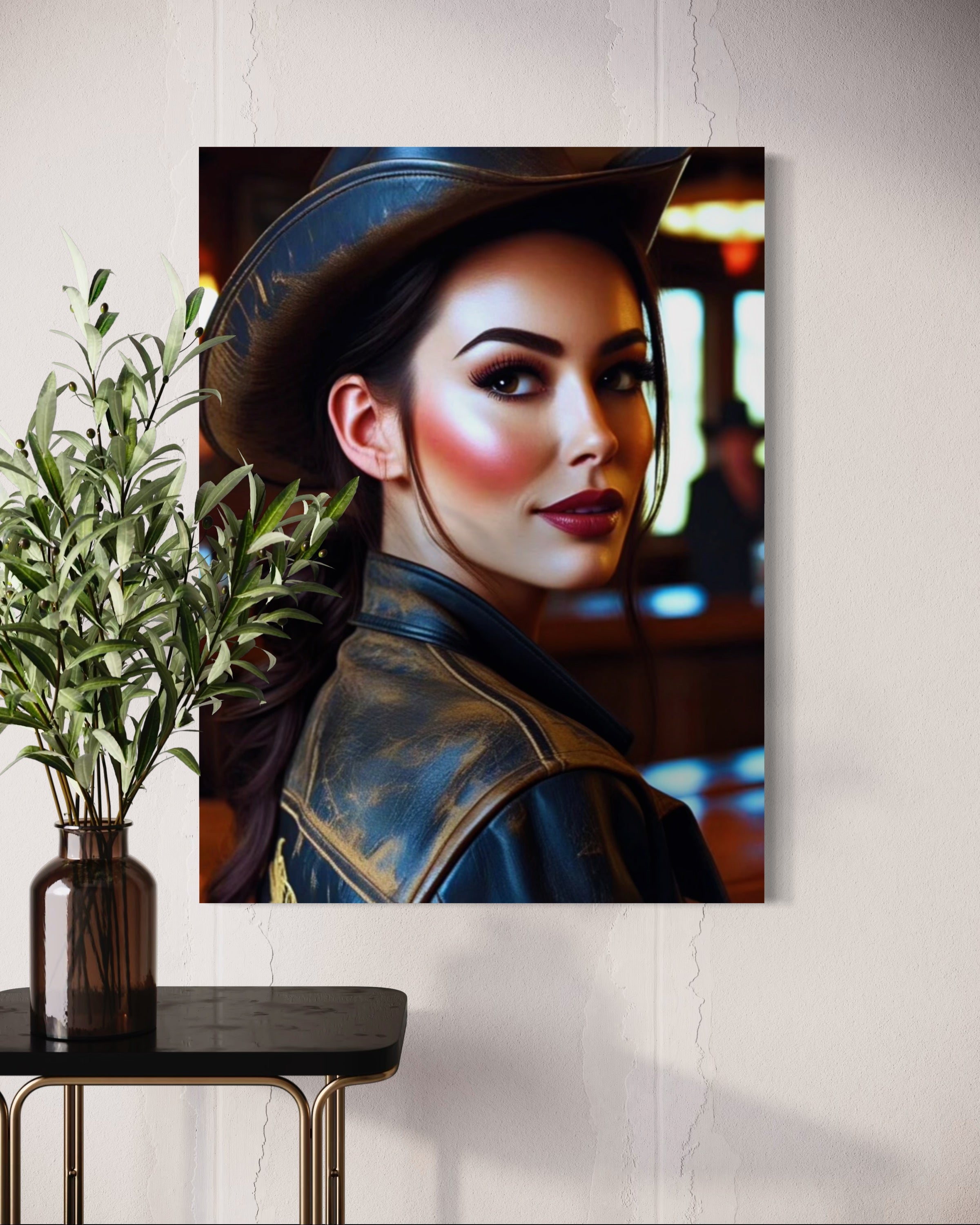 Saloon Cowgirl Museum Print