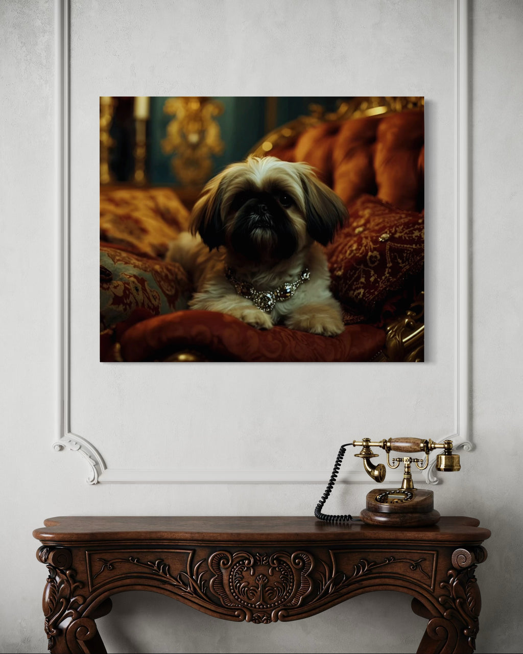 Victorian Royal Shih Tzu Portrait