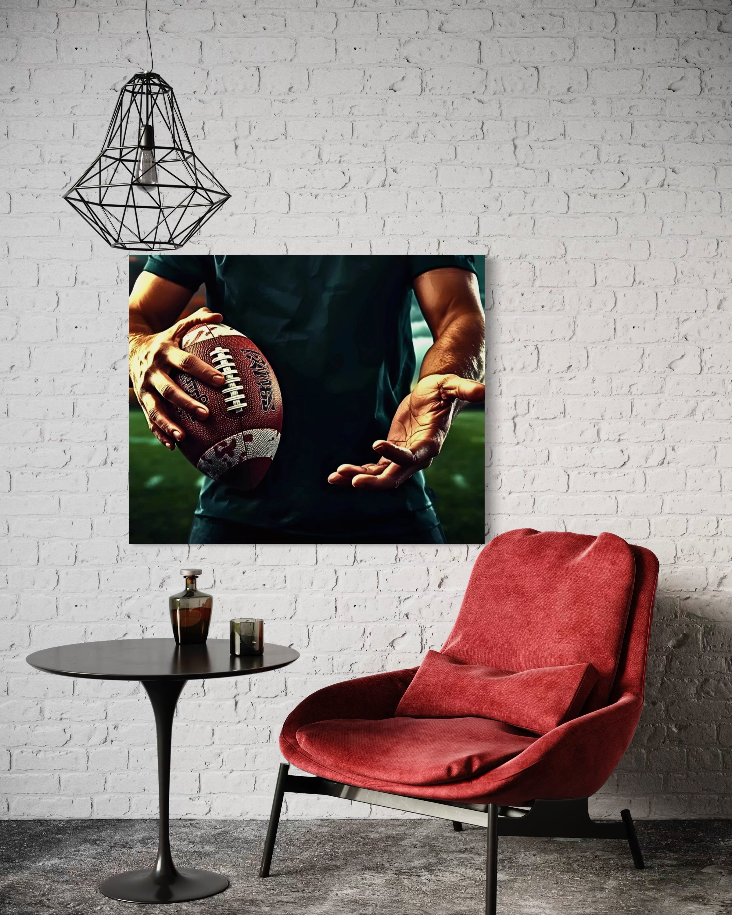 American Football Season Museum Print