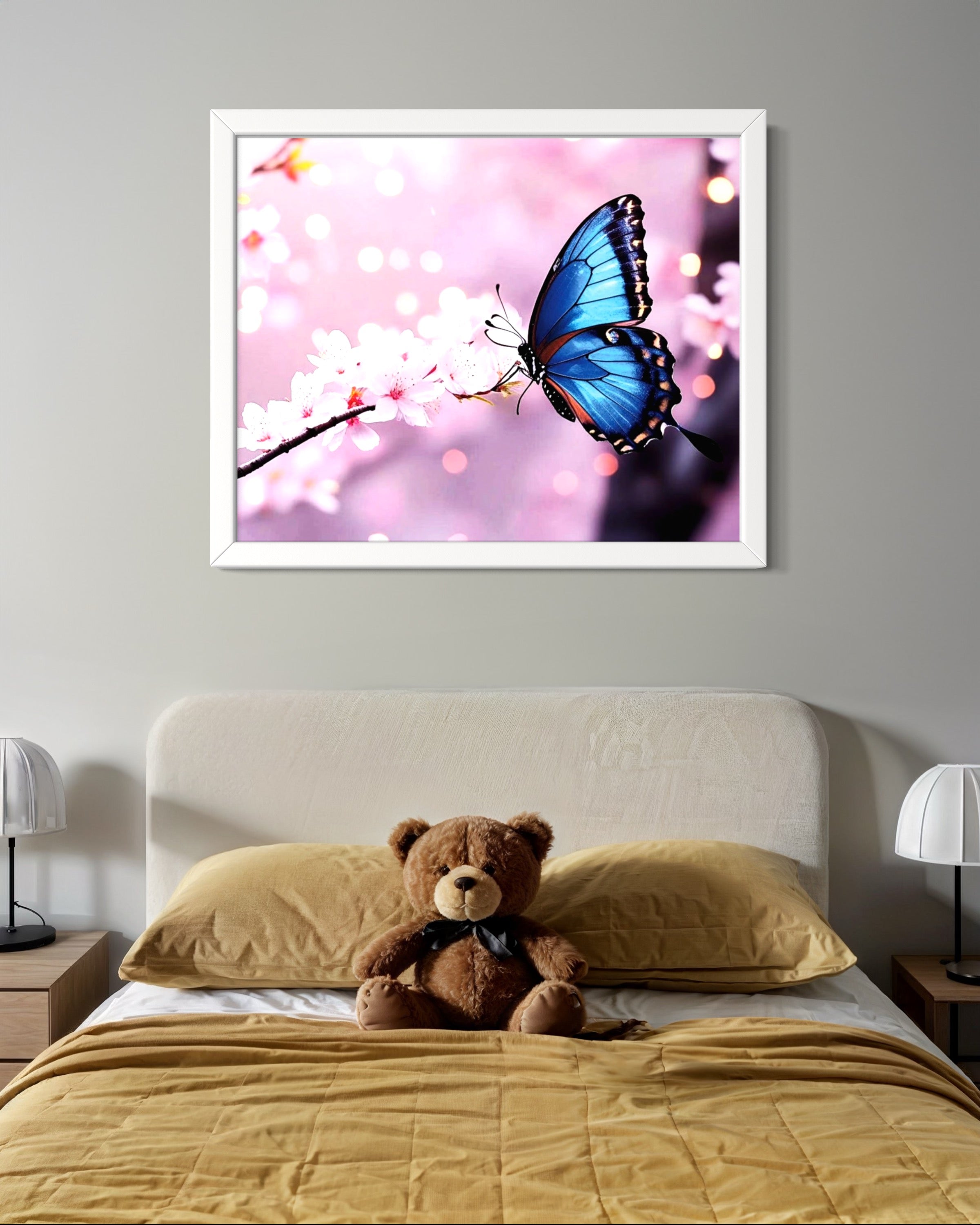 Butterfly Blossoms Museum Print