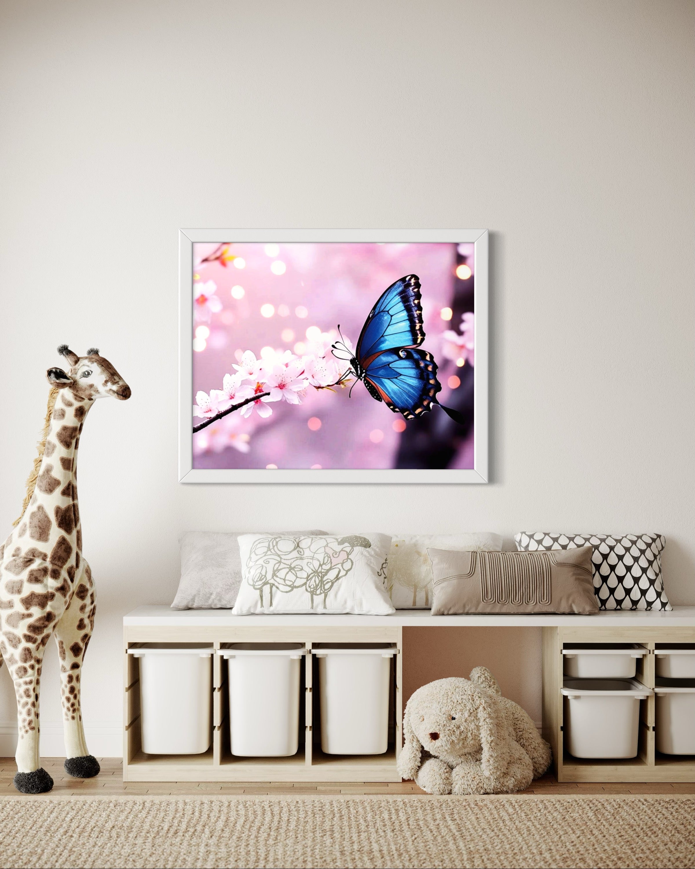 Butterfly Blossoms Museum Print