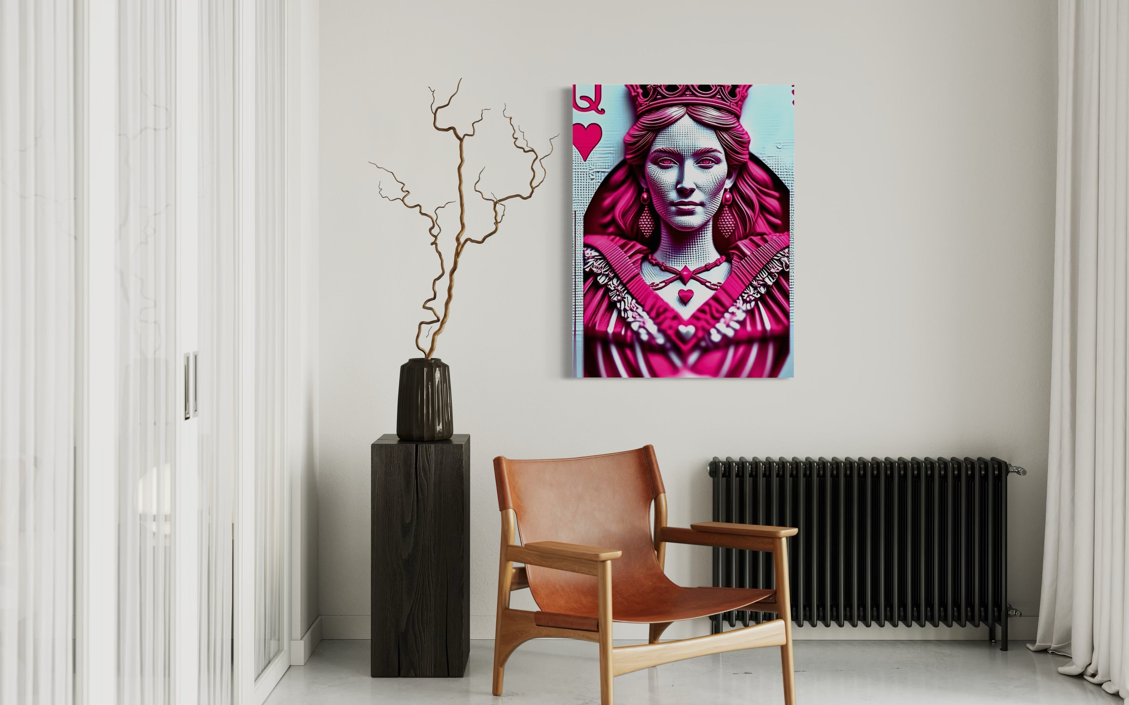 Queen of Hearts Card