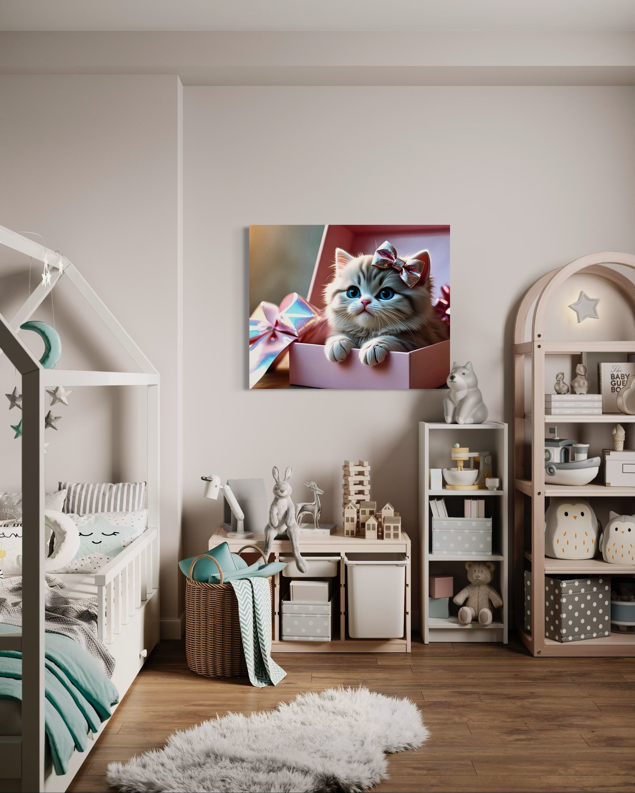 Surprise Kitten Museum Print
