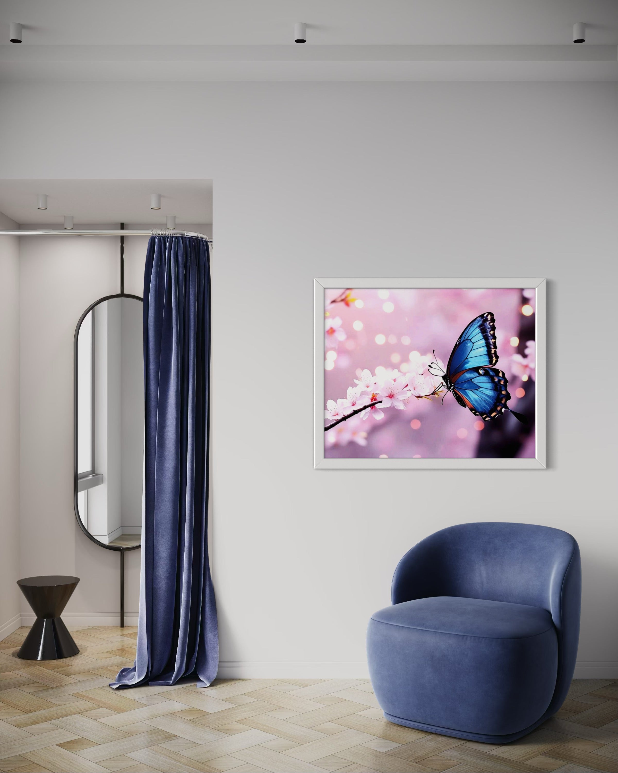 Butterfly Blossoms Museum Print