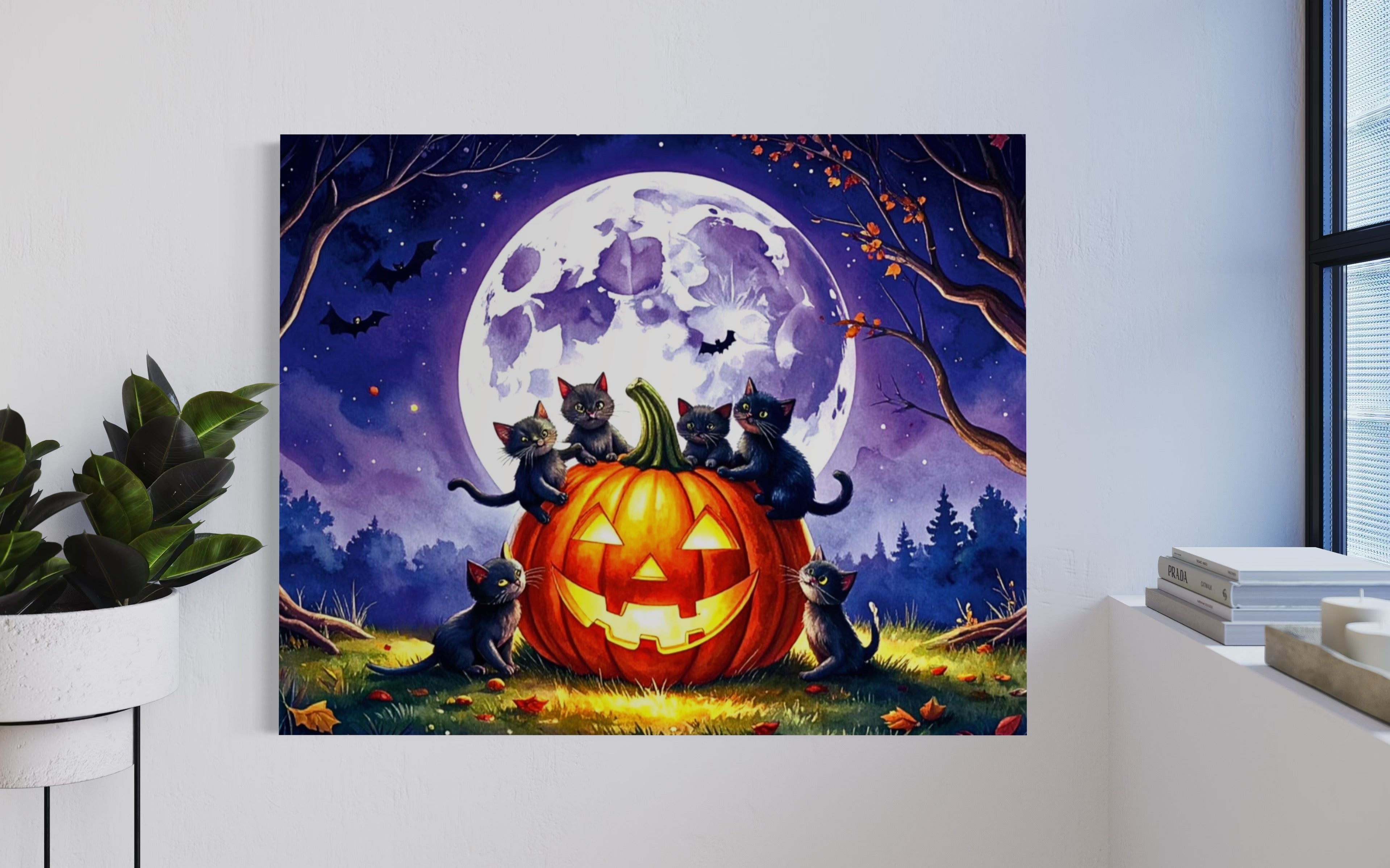 Kittens on a Jack O Lantern
