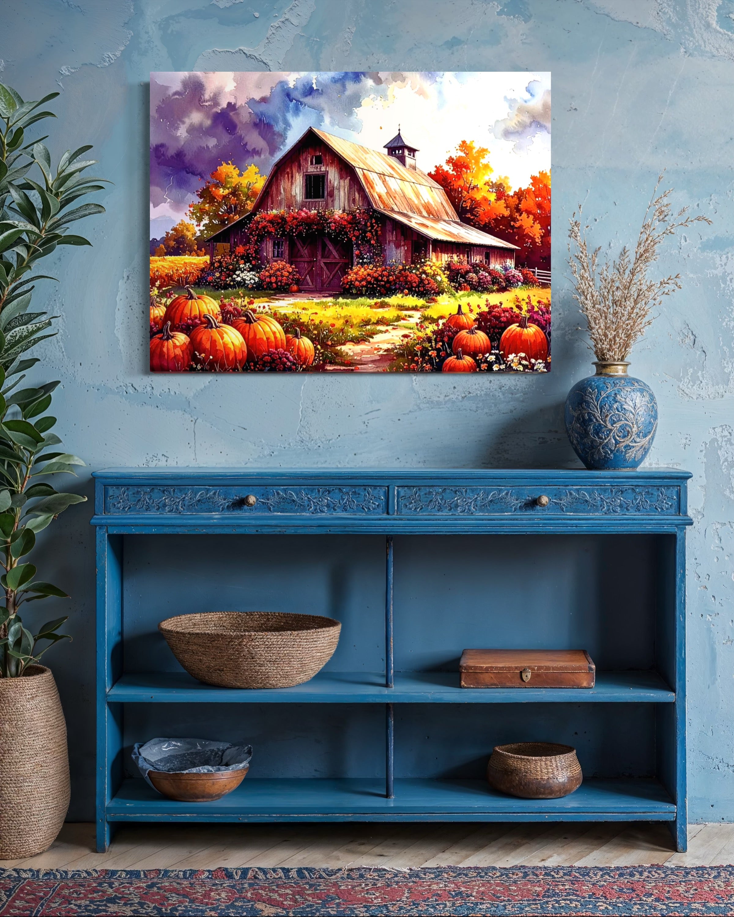Pumpkin Farm Landscape