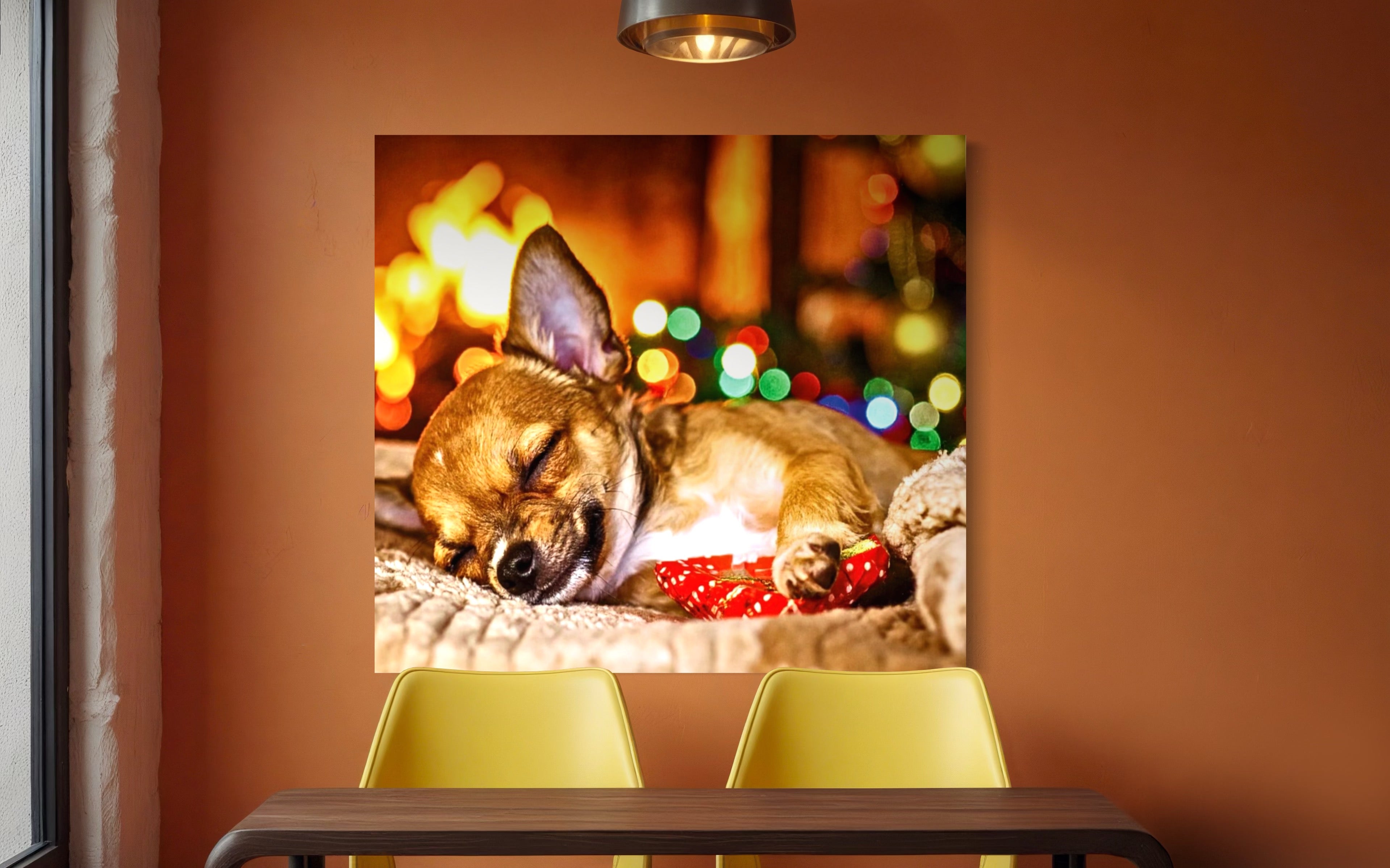 Magic Christmas Dreaming Chihuahua