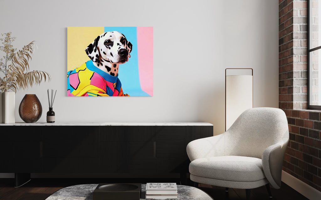 Retro Dalmatian Museum Print