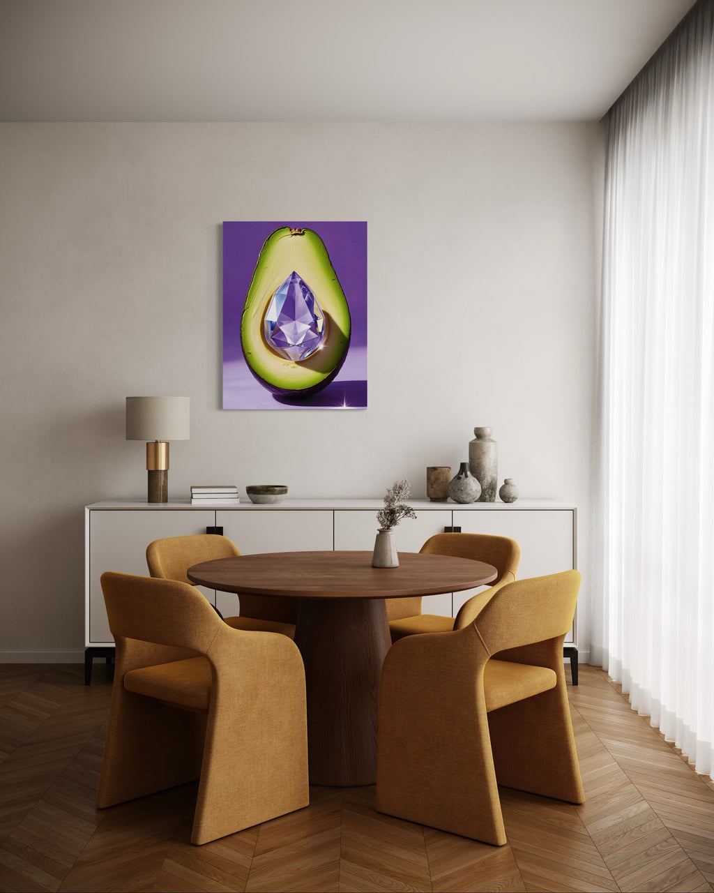 Avocado Gem Museum Print