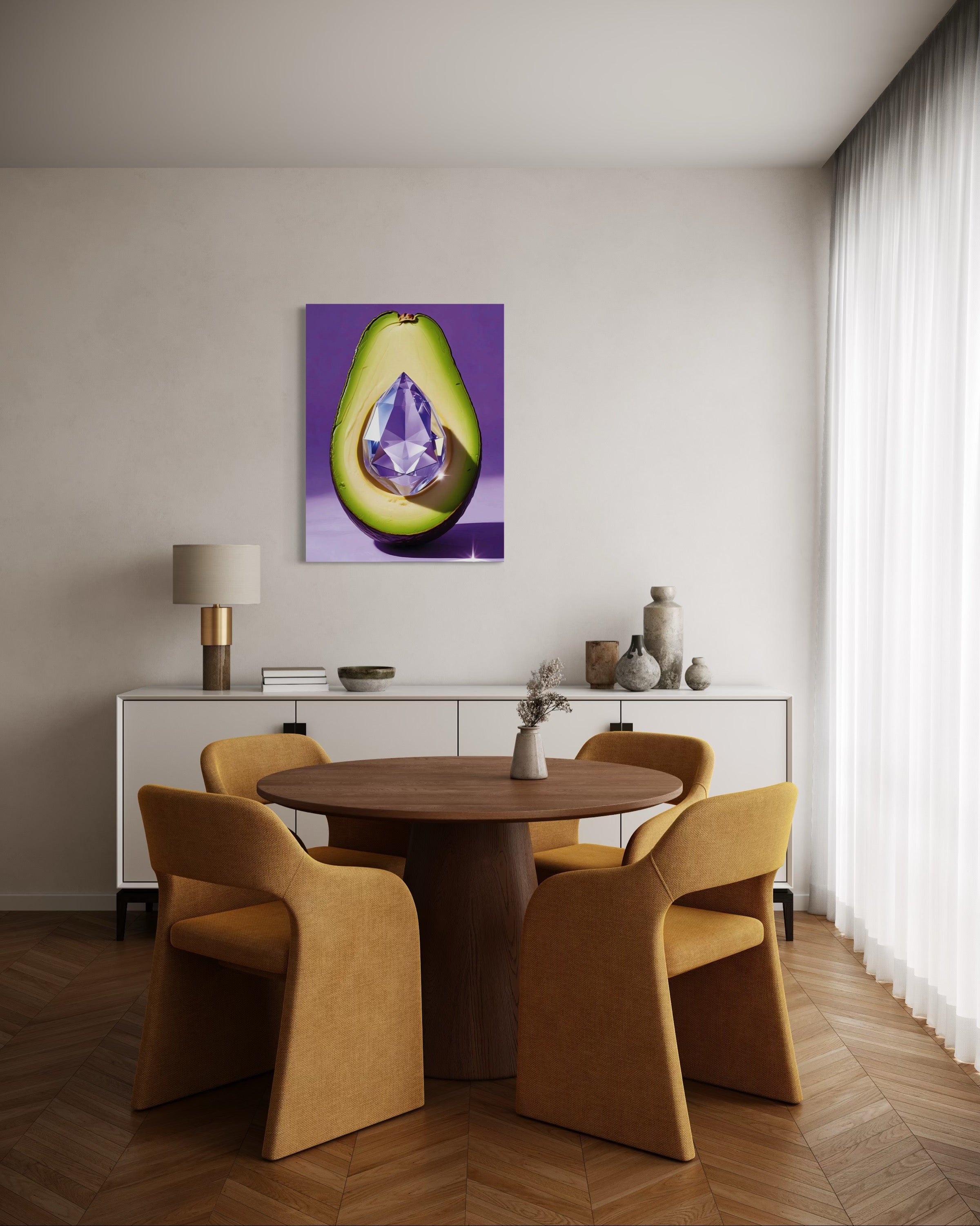 Avocado Gem Museum Print