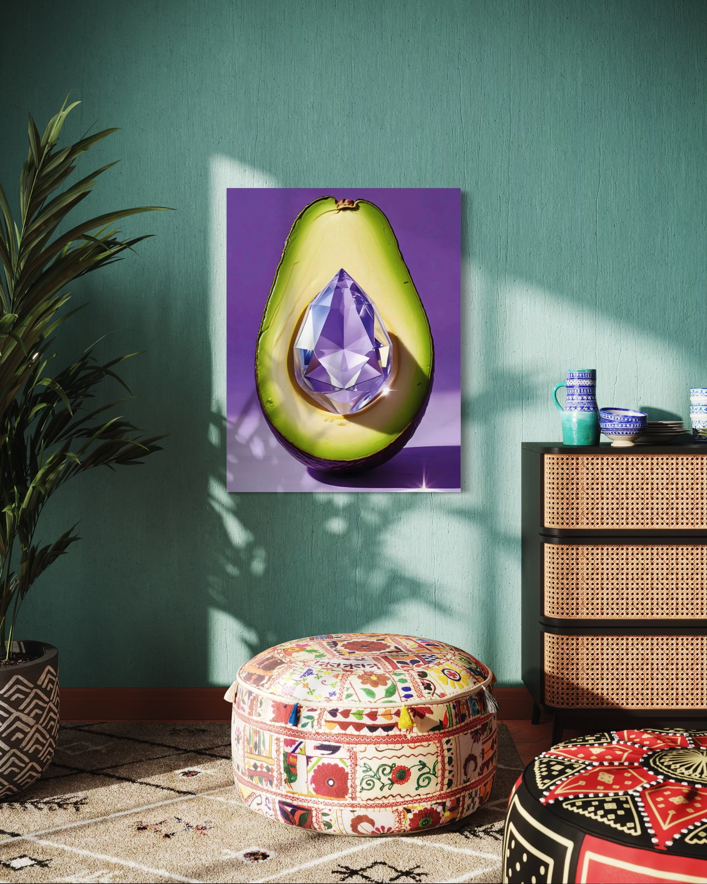 Avocado Gem Museum Print