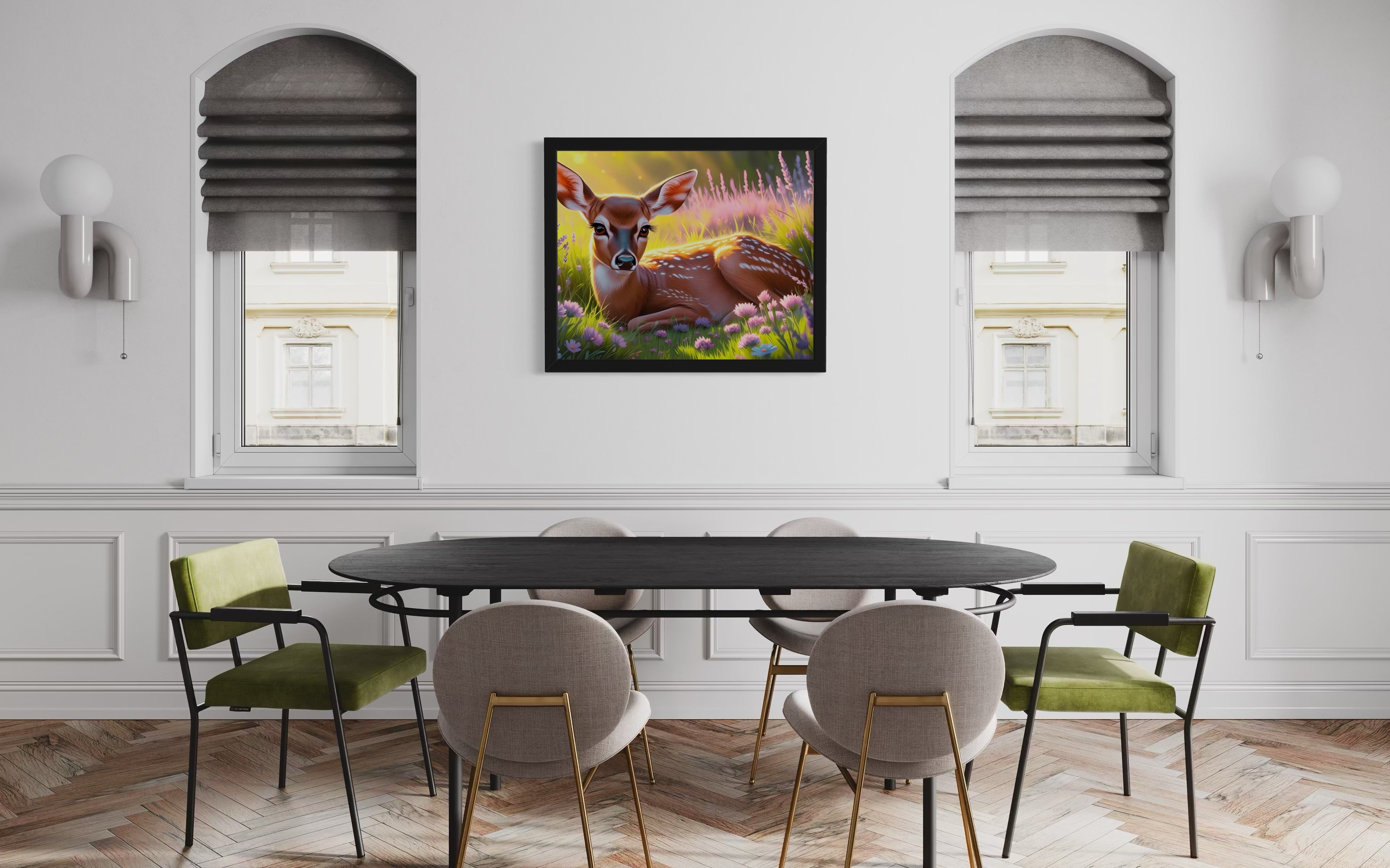Doe in the Meadow Museum Print