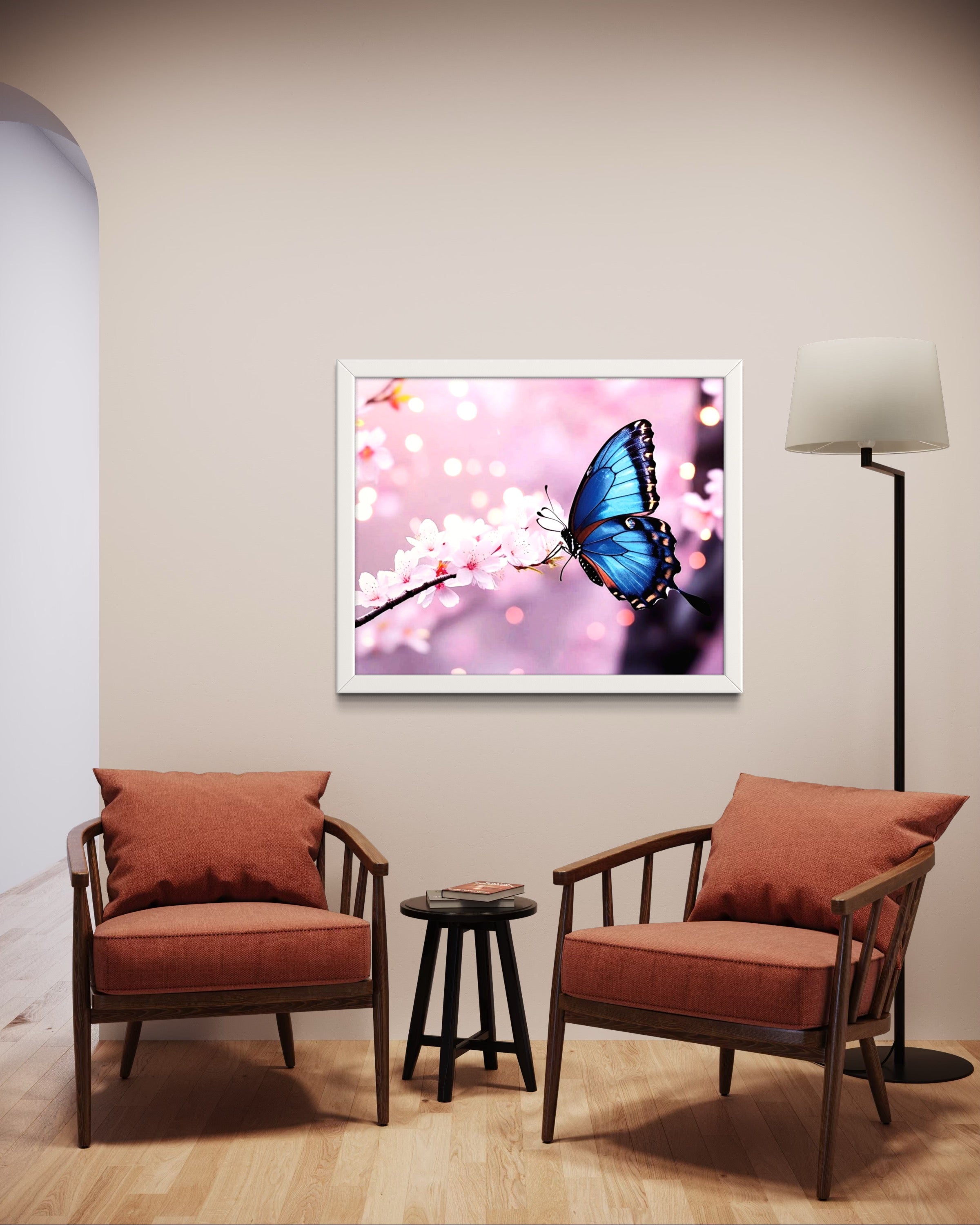 Butterfly Blossoms Museum Print