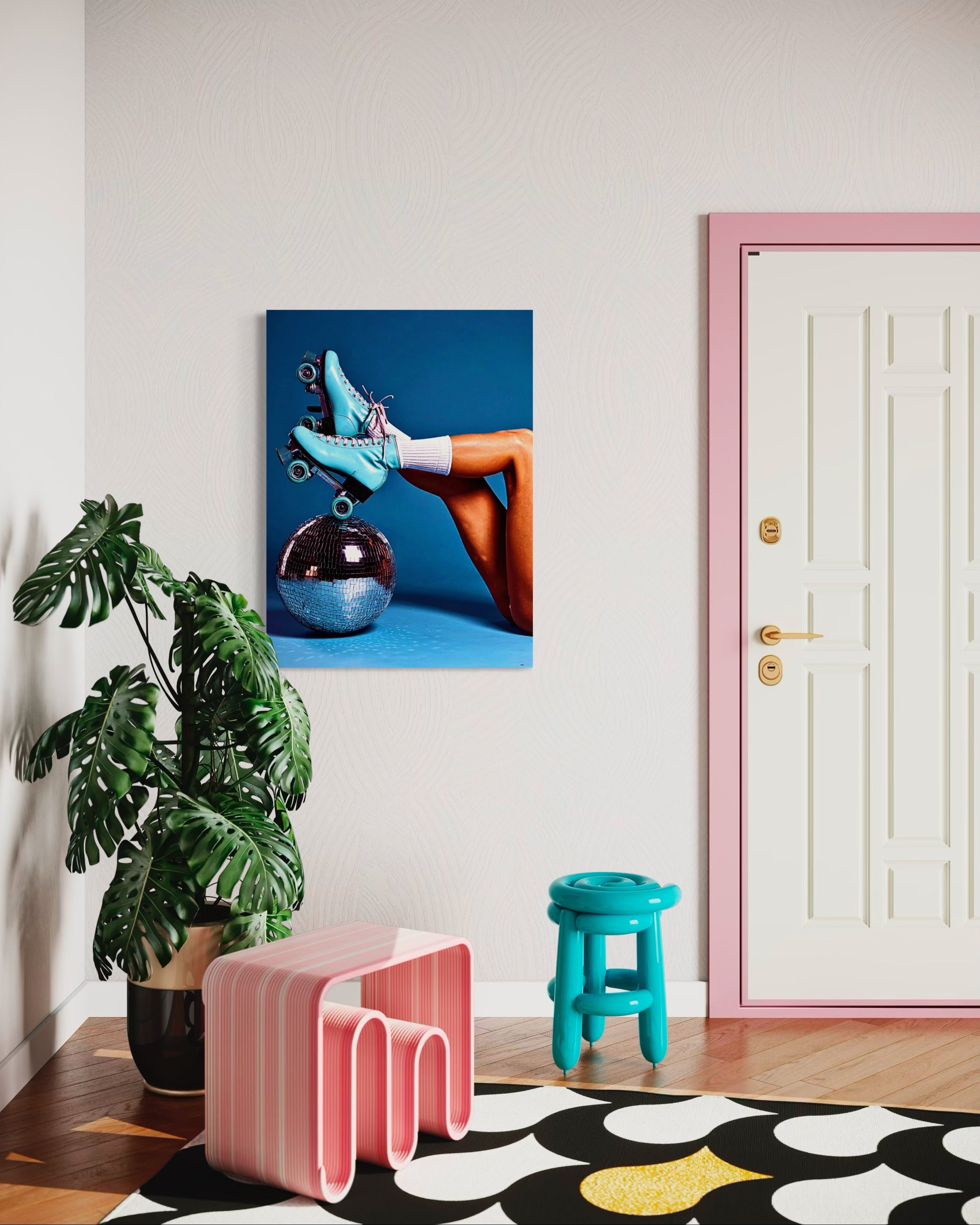 Retro Roller Skates Museum Print