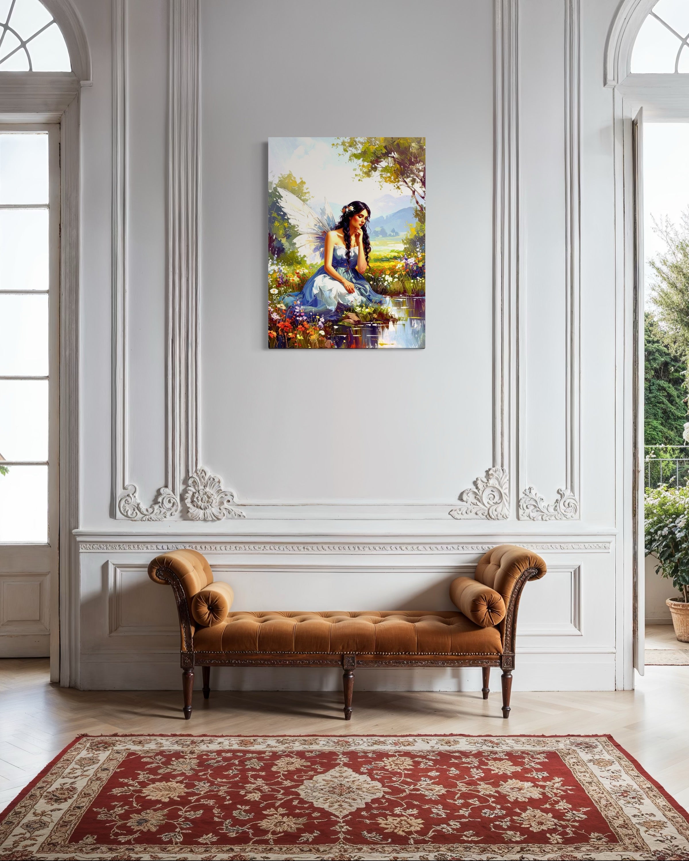 Dreamy Fairy Meadow Poster