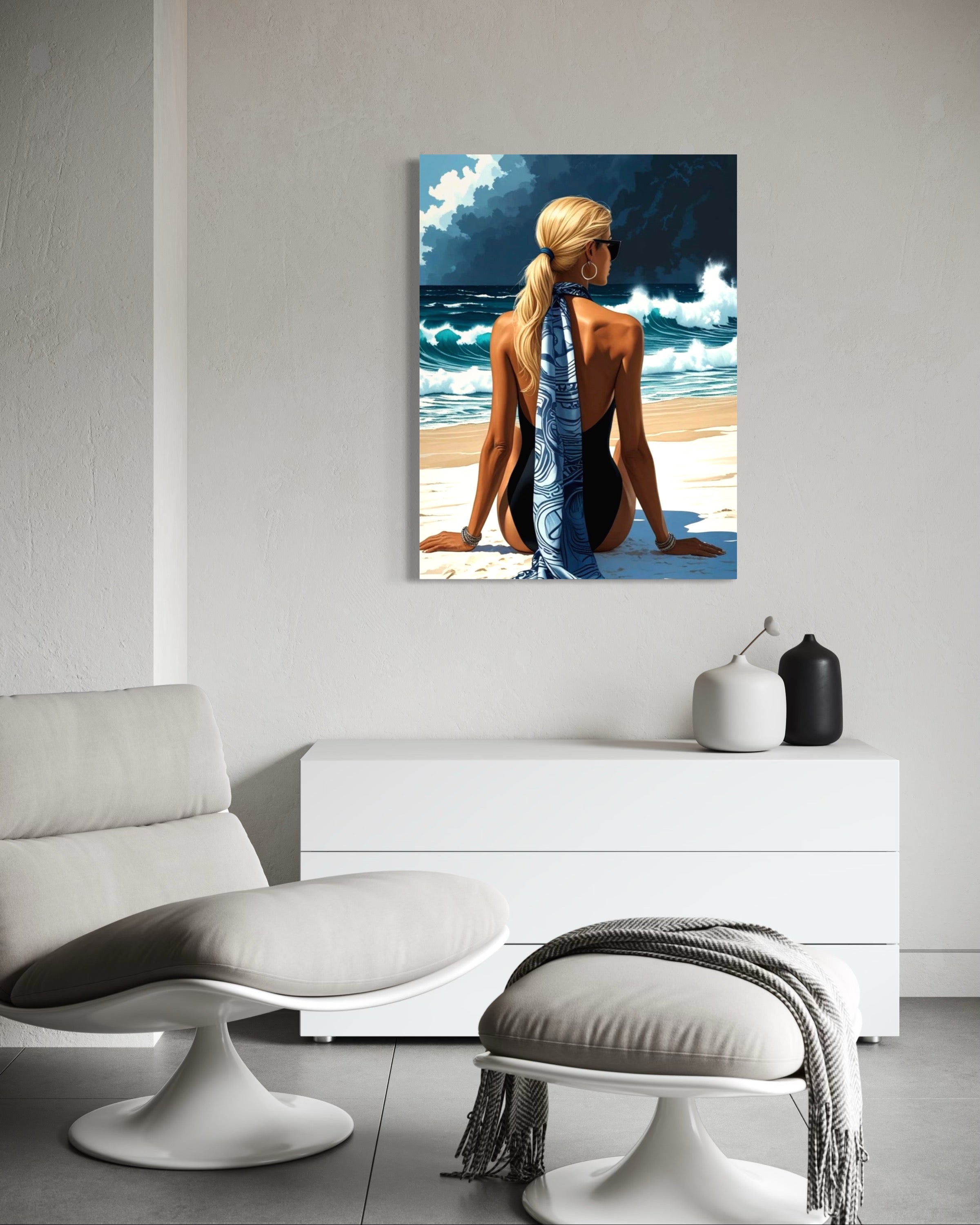 Beach Babe Museum Print