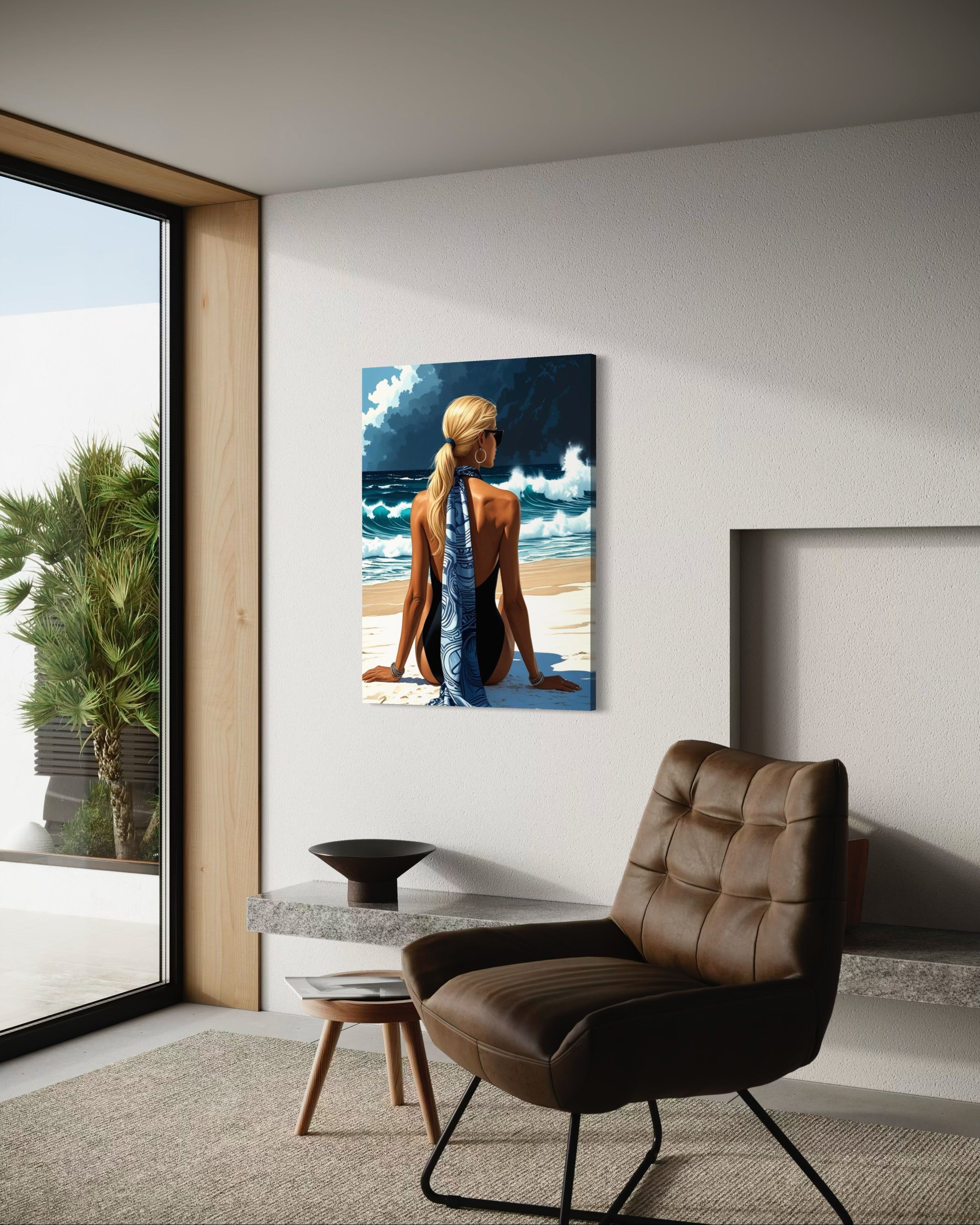 Beach Babe Museum Print