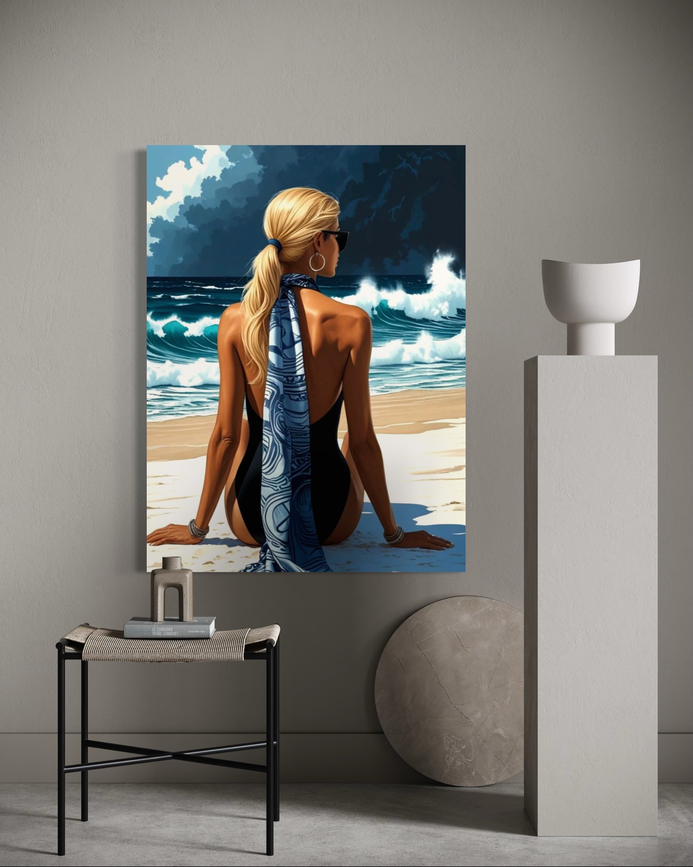 Beach Babe Museum Print