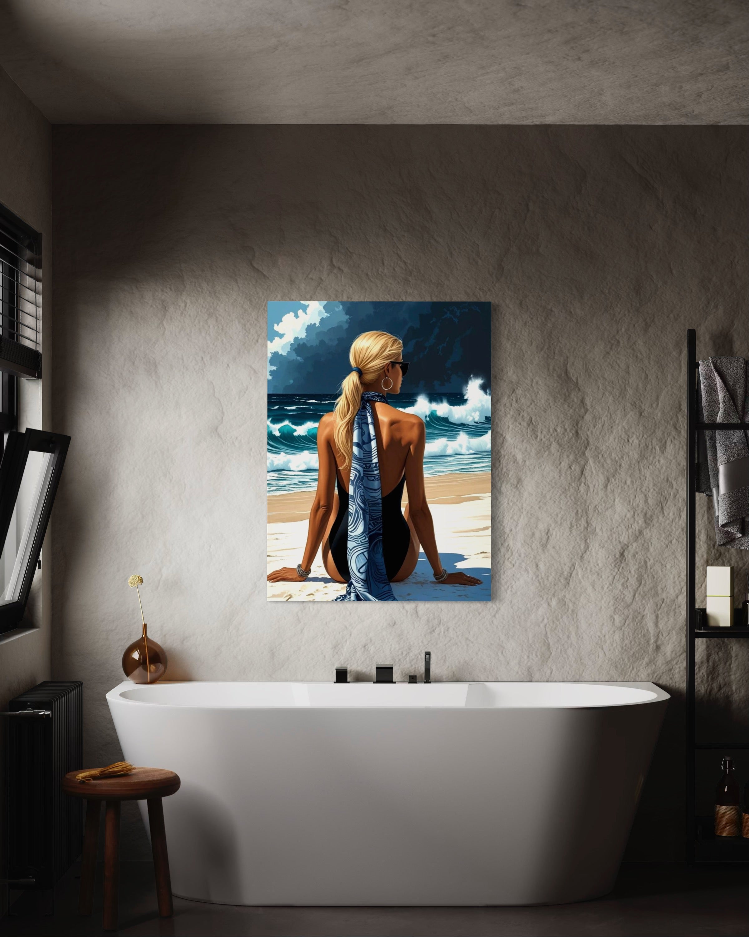 Beach Babe Museum Print