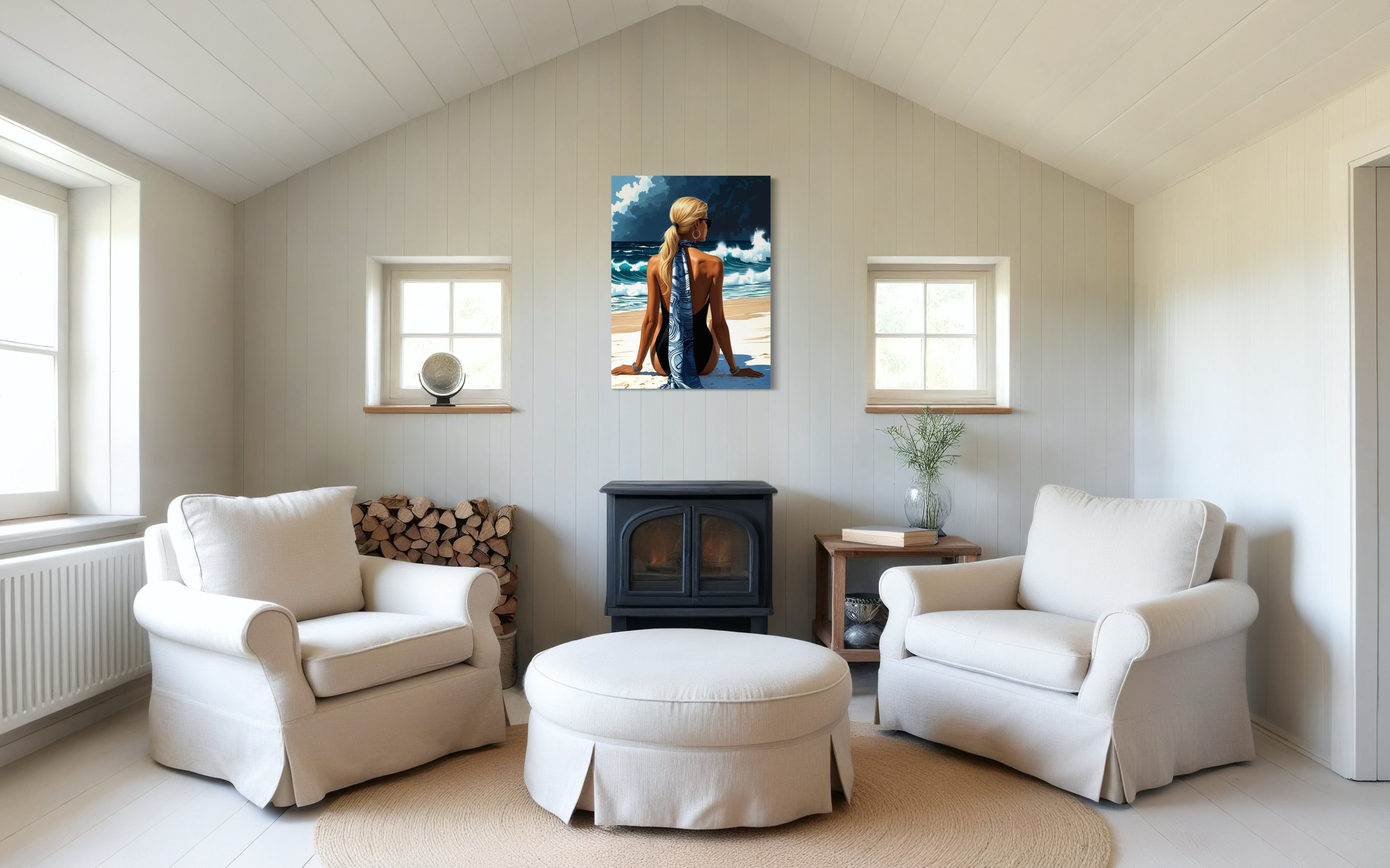 Beach Babe Museum Print