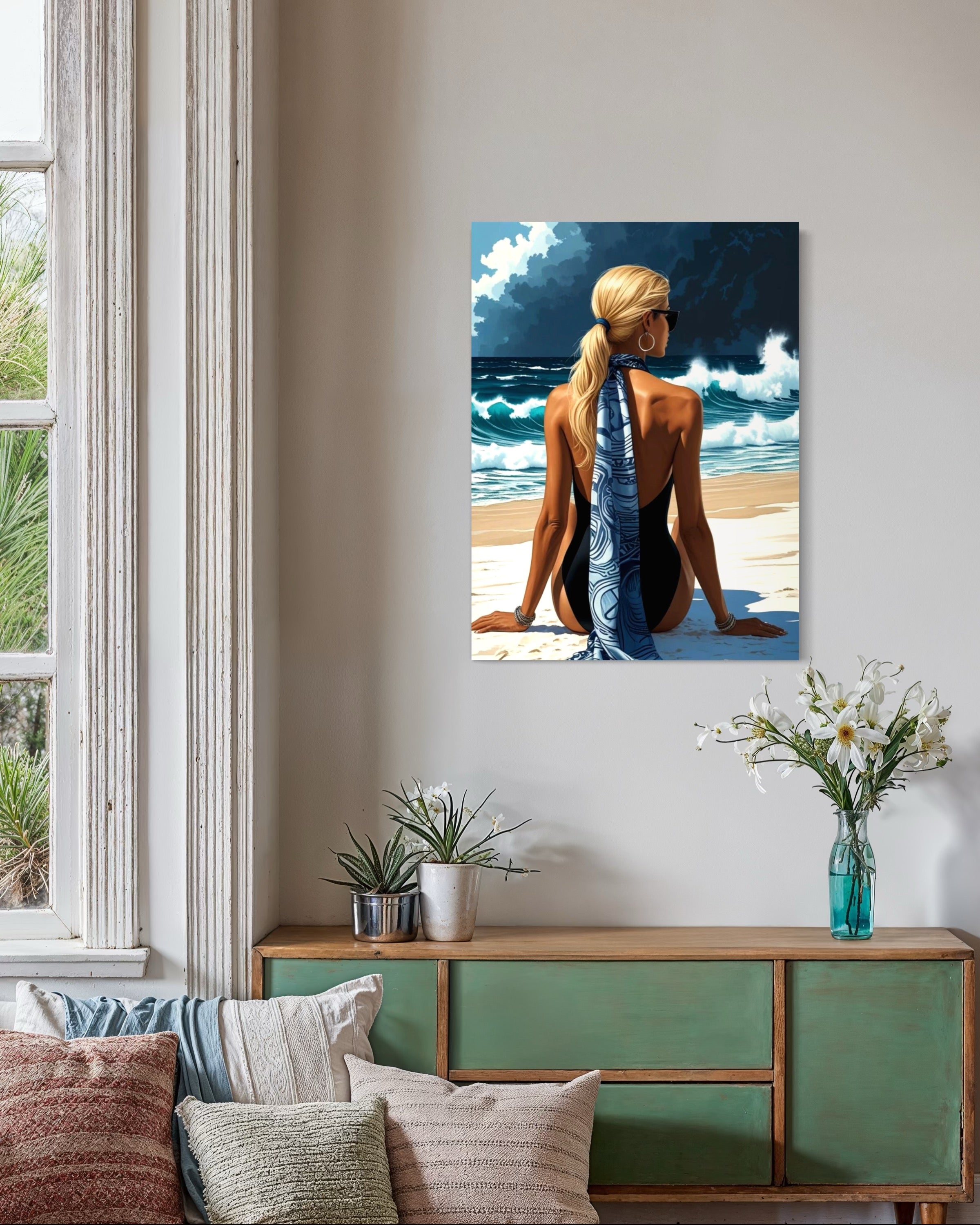 Beach Babe Museum Print