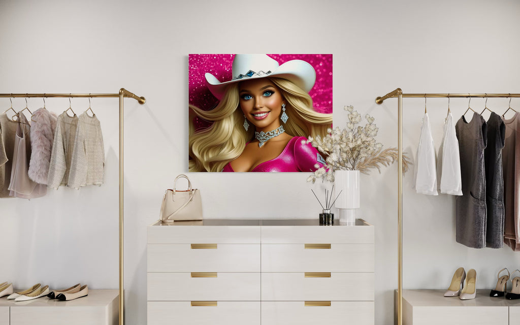 Cowgirl Princess - Blonde Museum Print