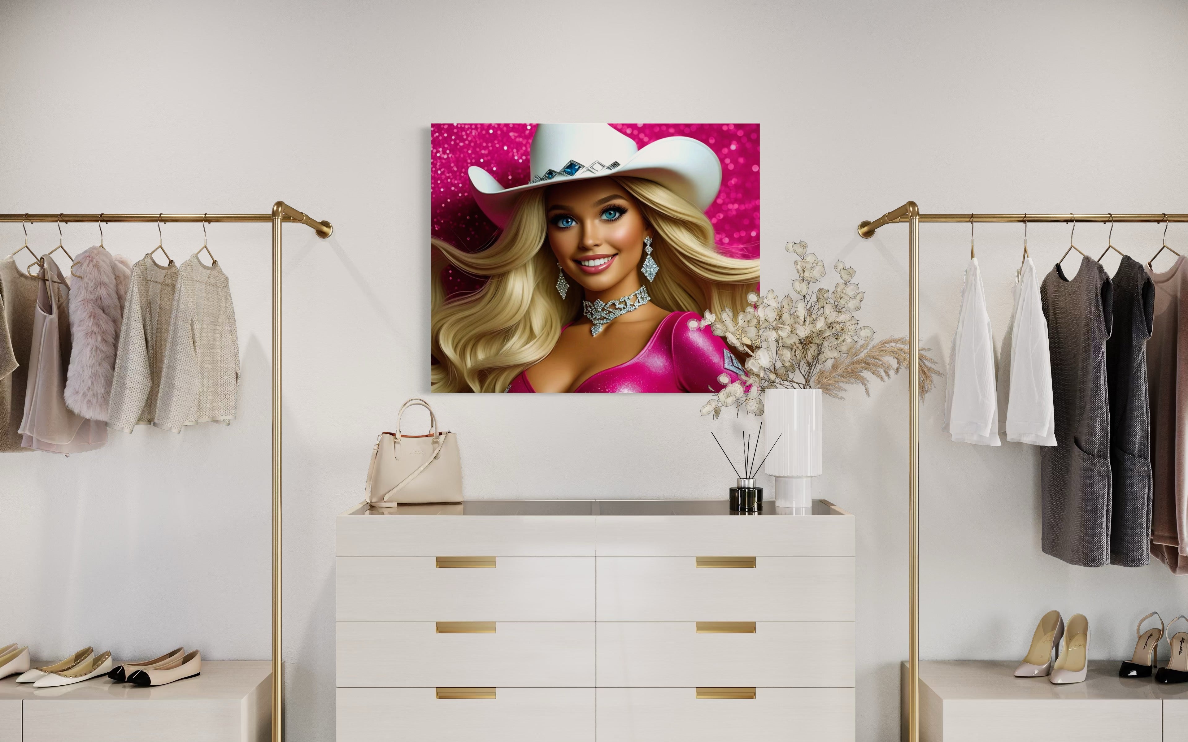 Cowgirl Princess - Blonde Museum Print