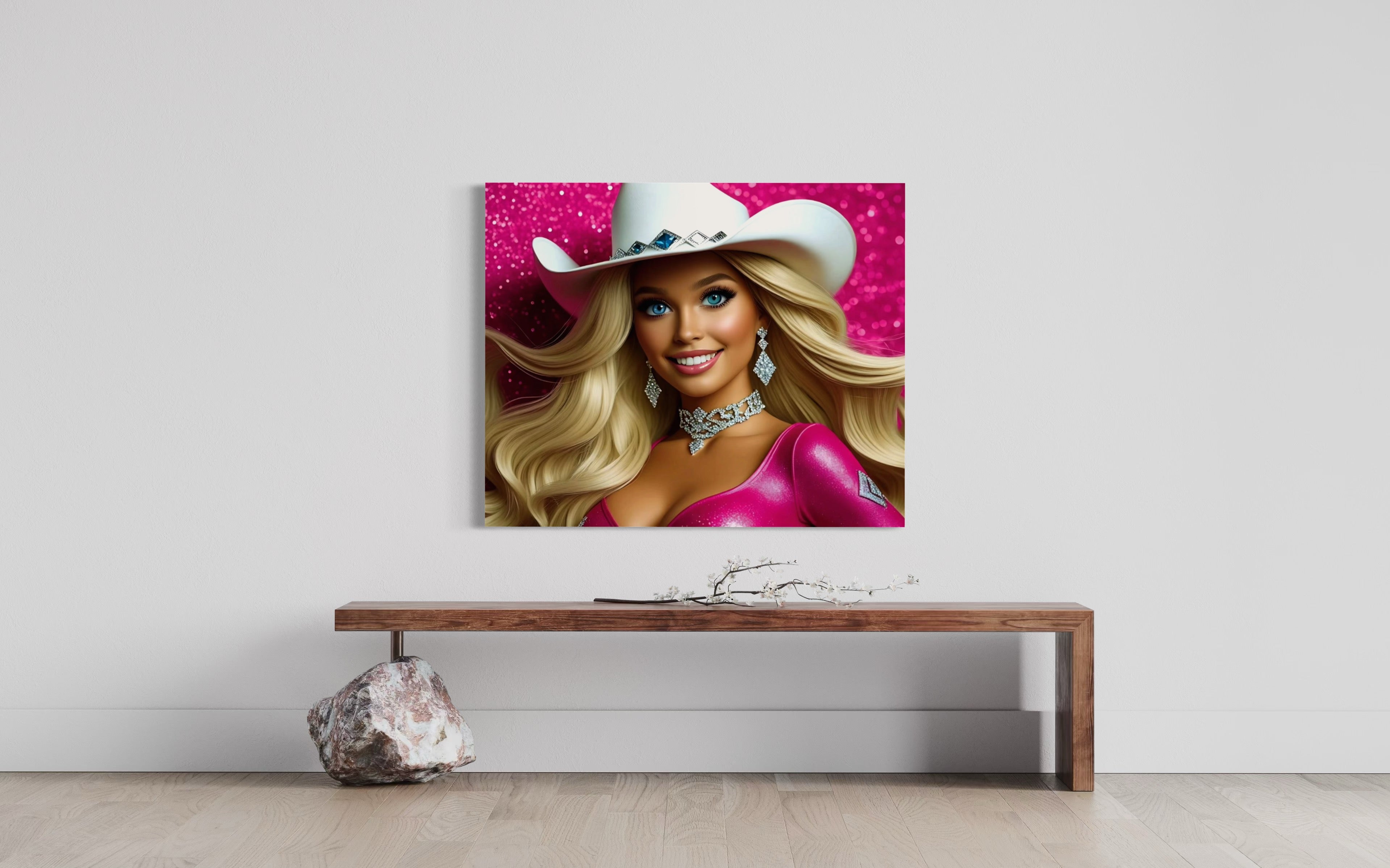 Cowgirl Princess - Blonde Museum Print