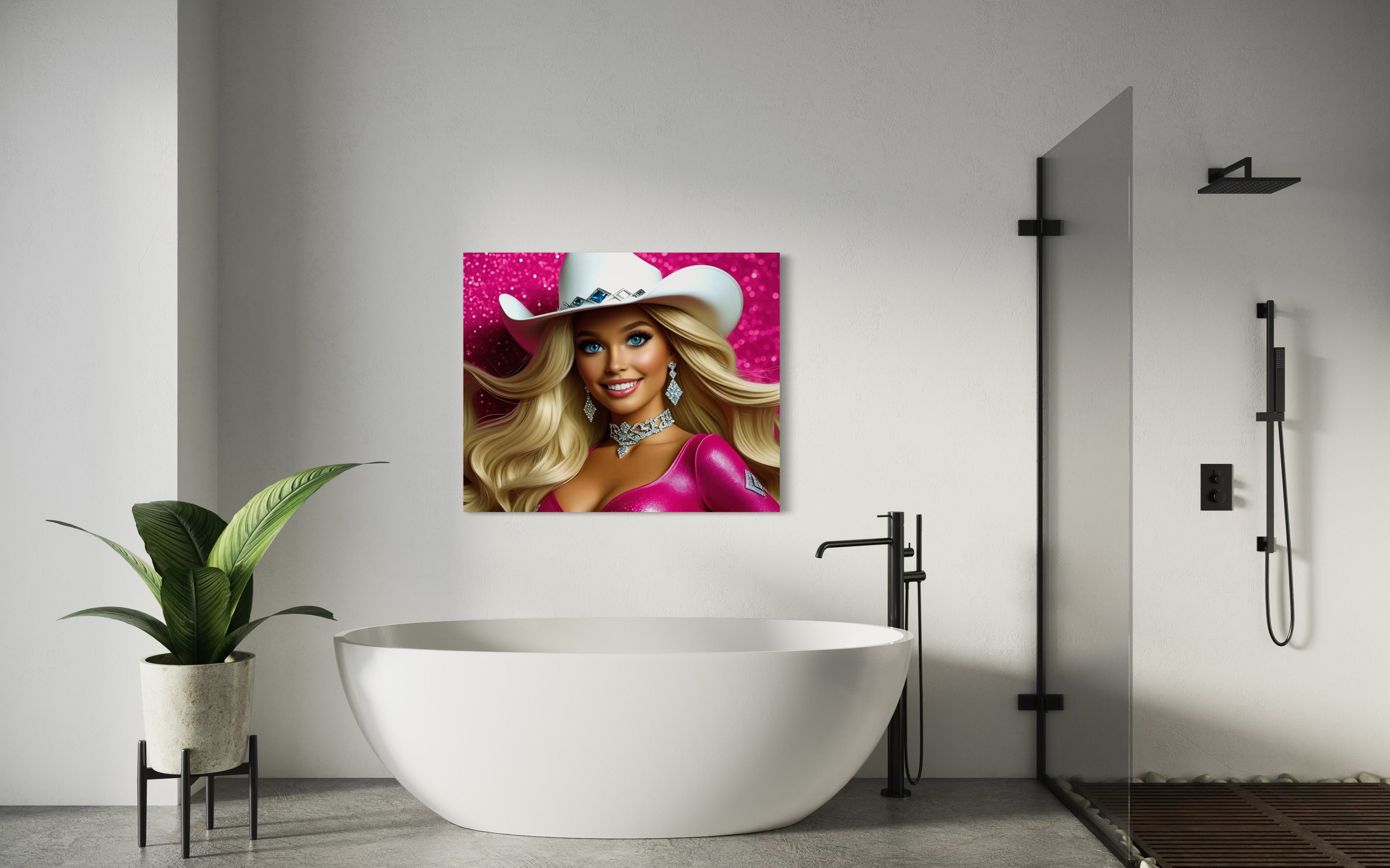 Cowgirl Princess - Blonde Museum Print