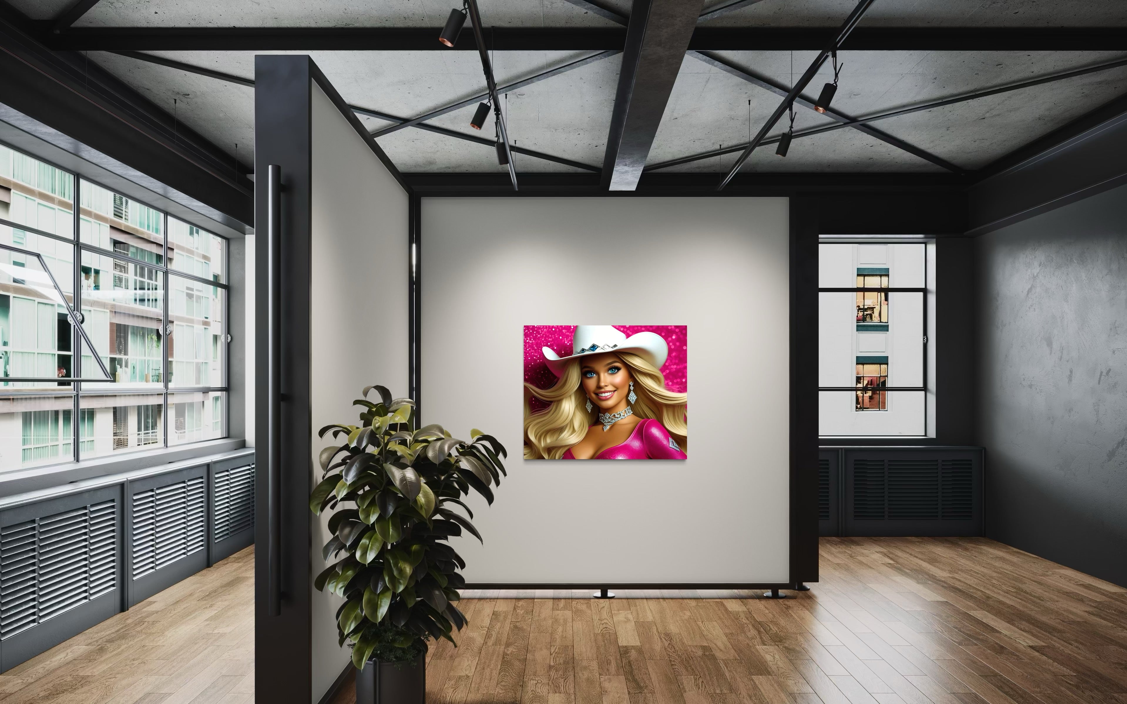 Cowgirl Princess - Blonde Museum Print