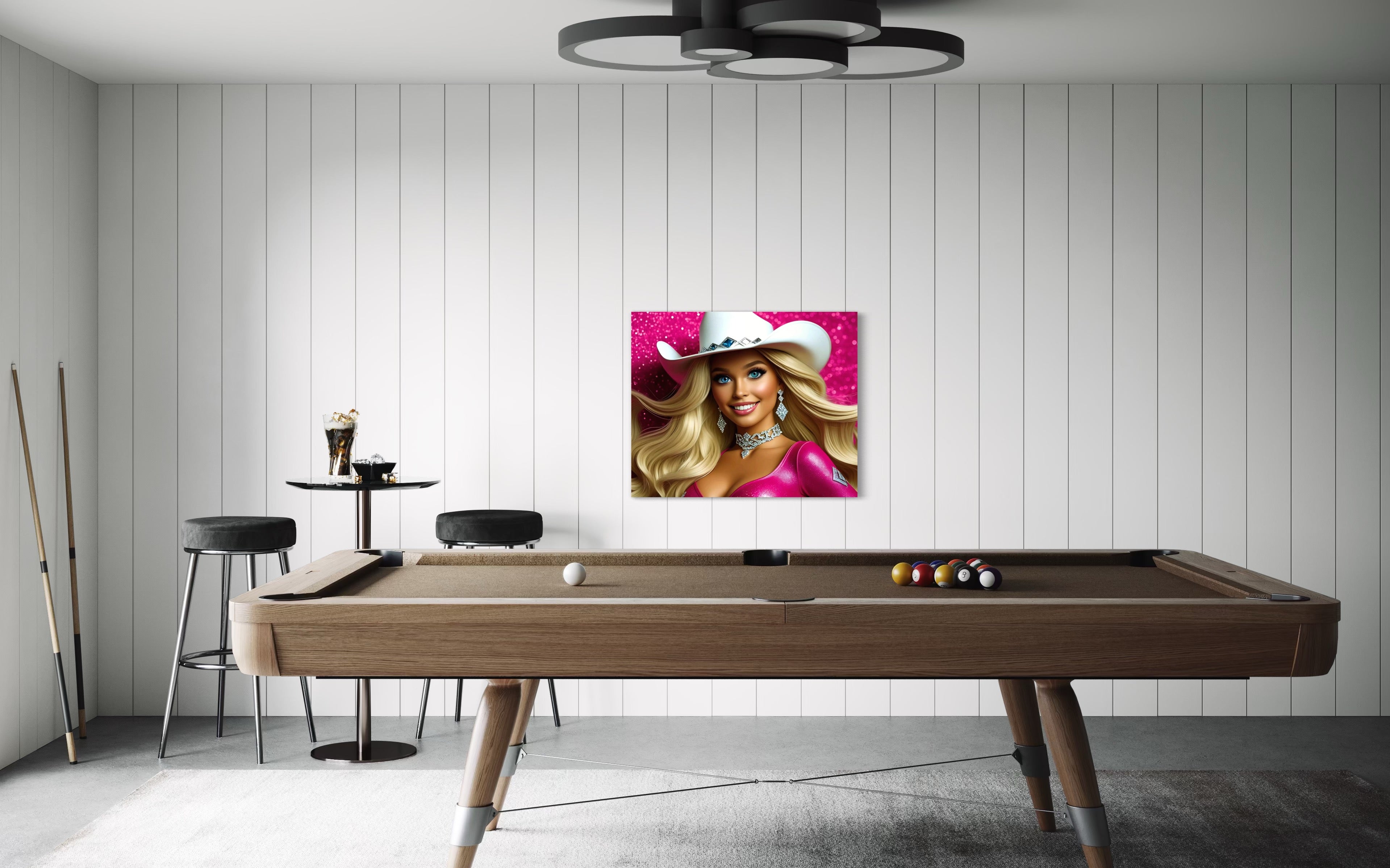Cowgirl Princess - Blonde Museum Print