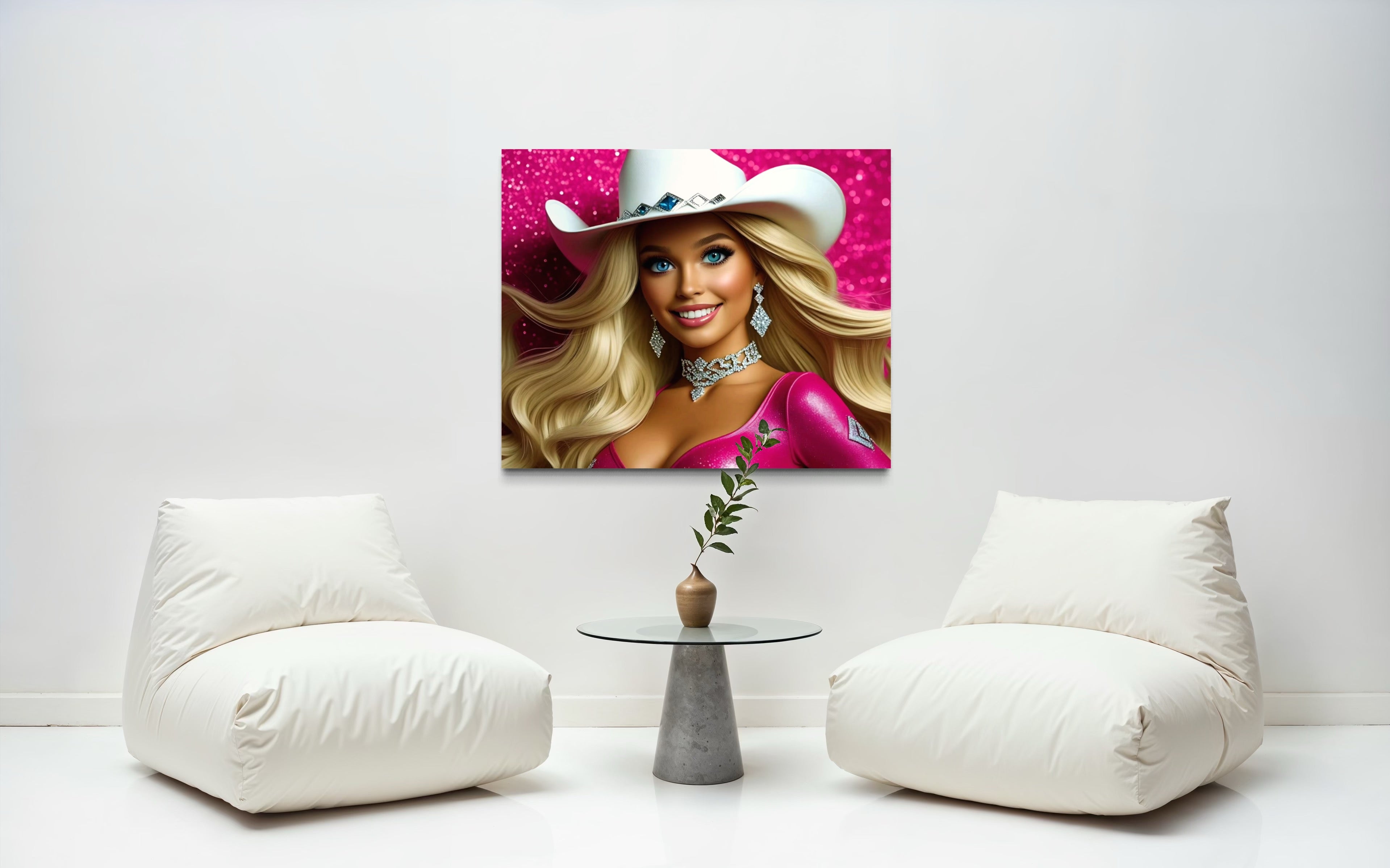 Cowgirl Princess - Blonde Museum Print