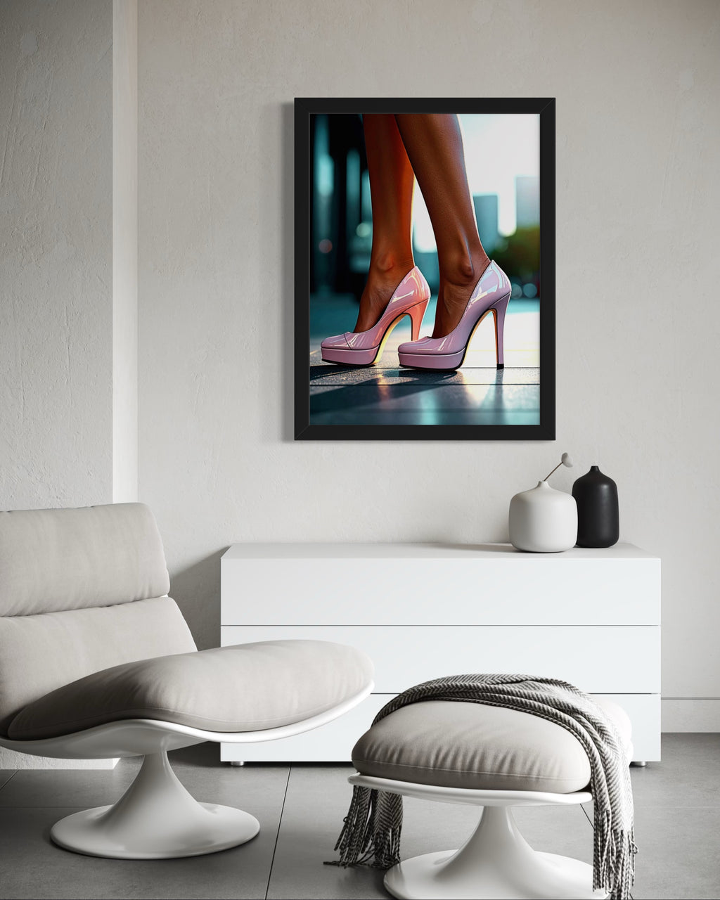 Light Pink High Heels Museum Print
