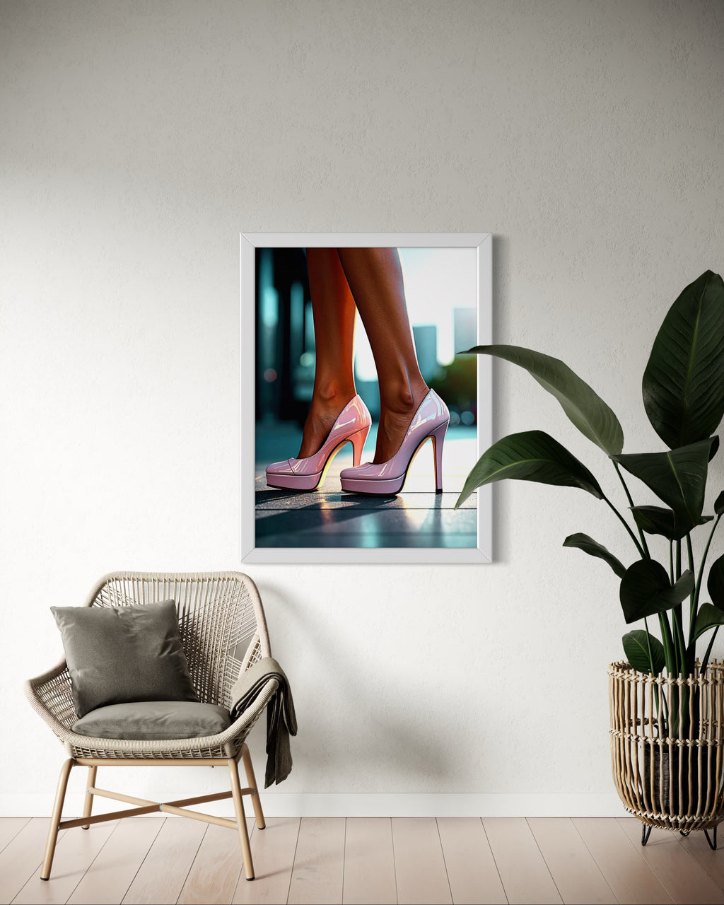 Light Pink High Heels Museum Print