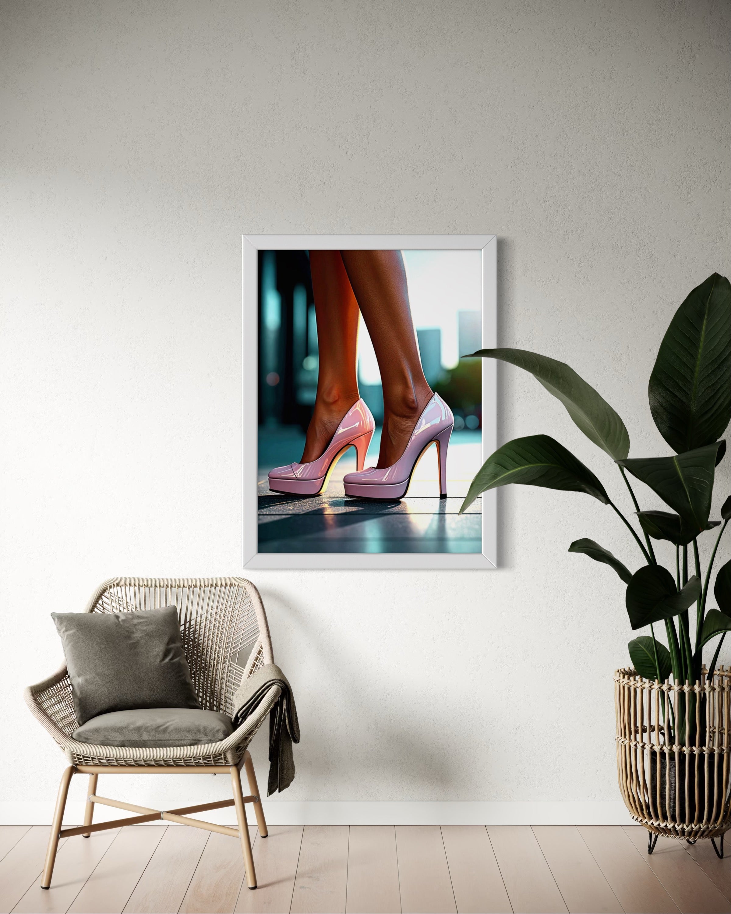 Light Pink High Heels Museum Print