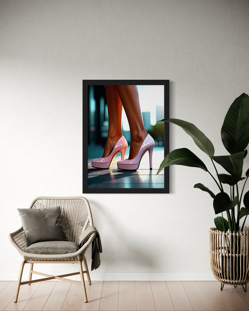 Light Pink High Heels Museum Print