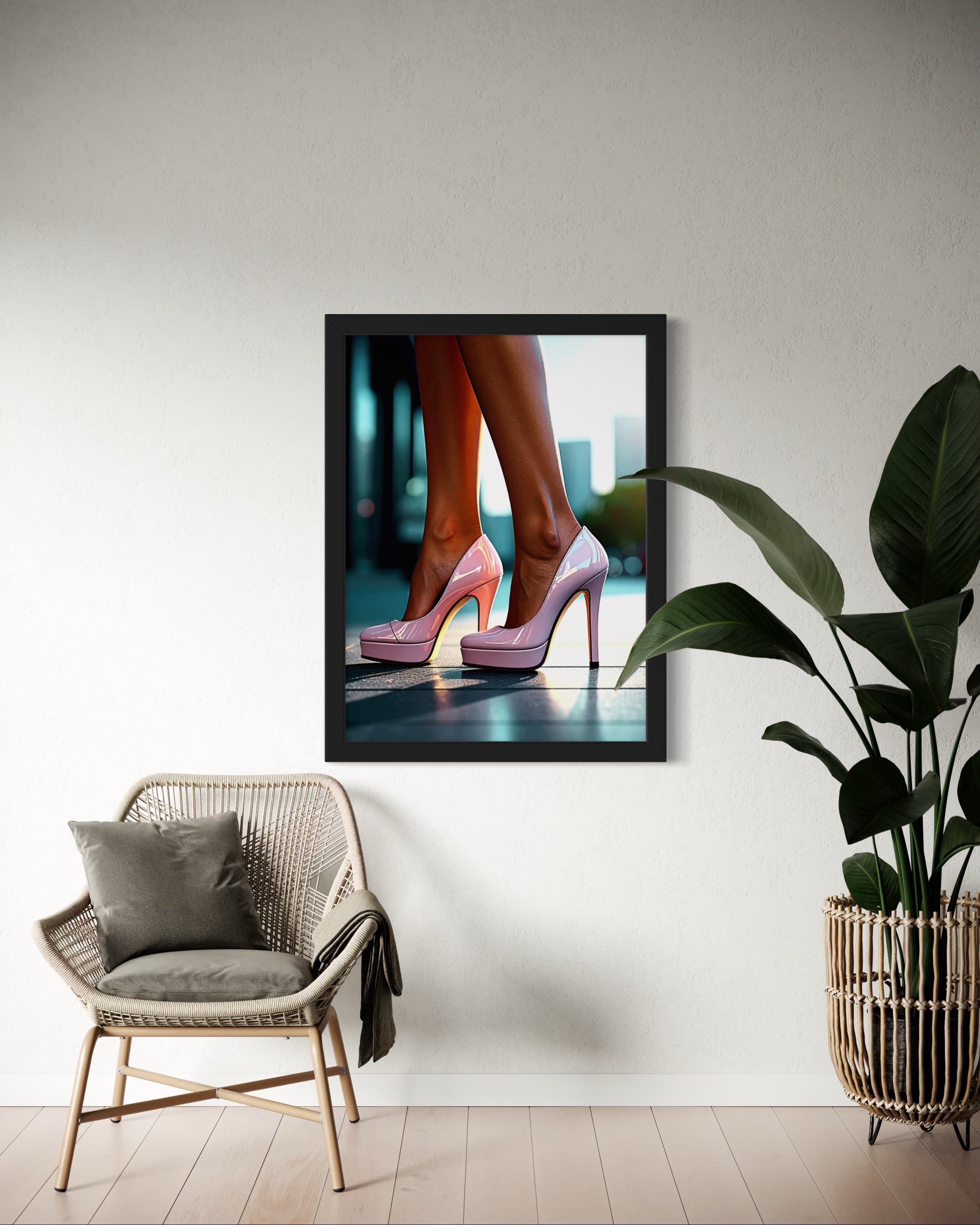 Light Pink High Heels Museum Print