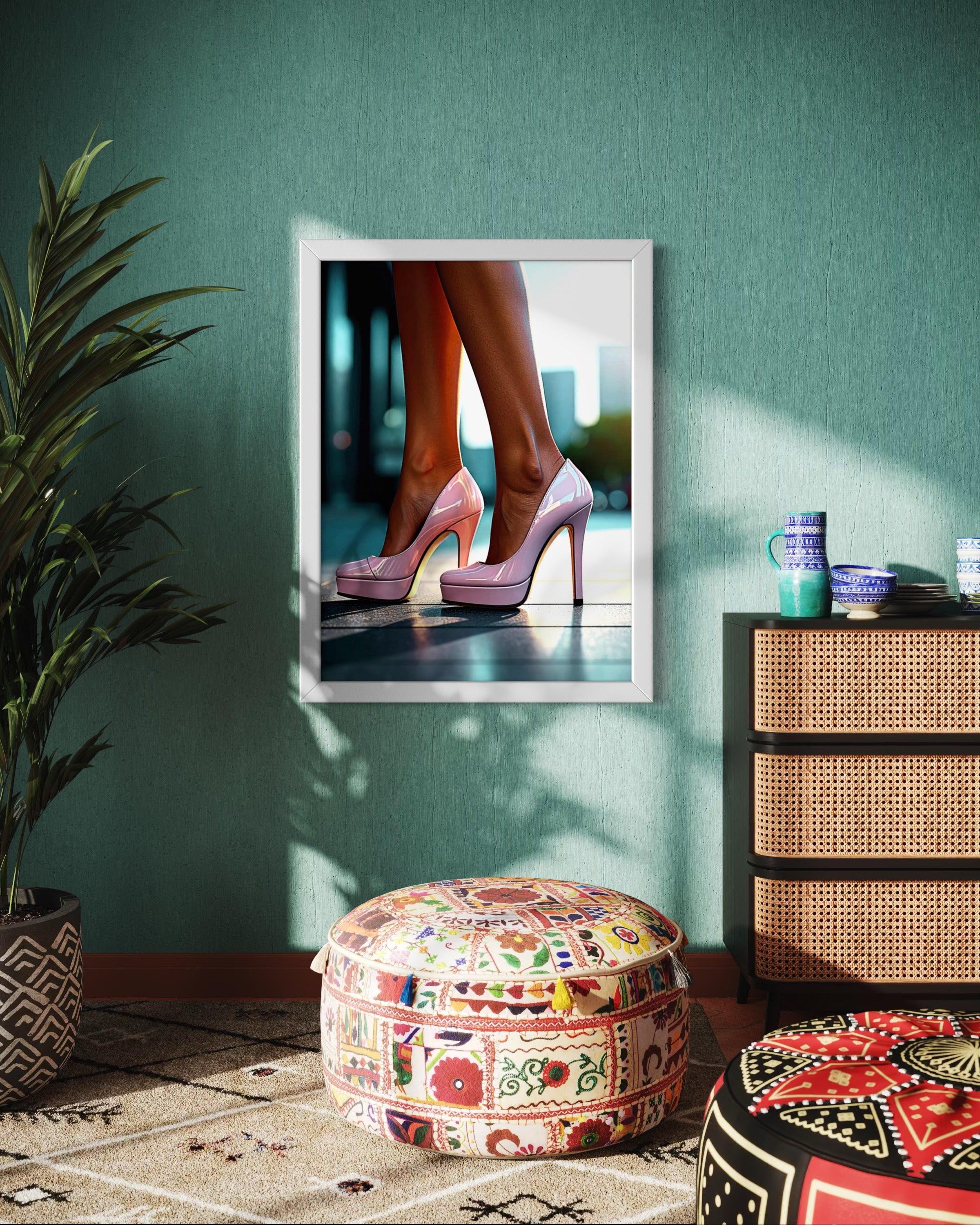 Light Pink High Heels Museum Print