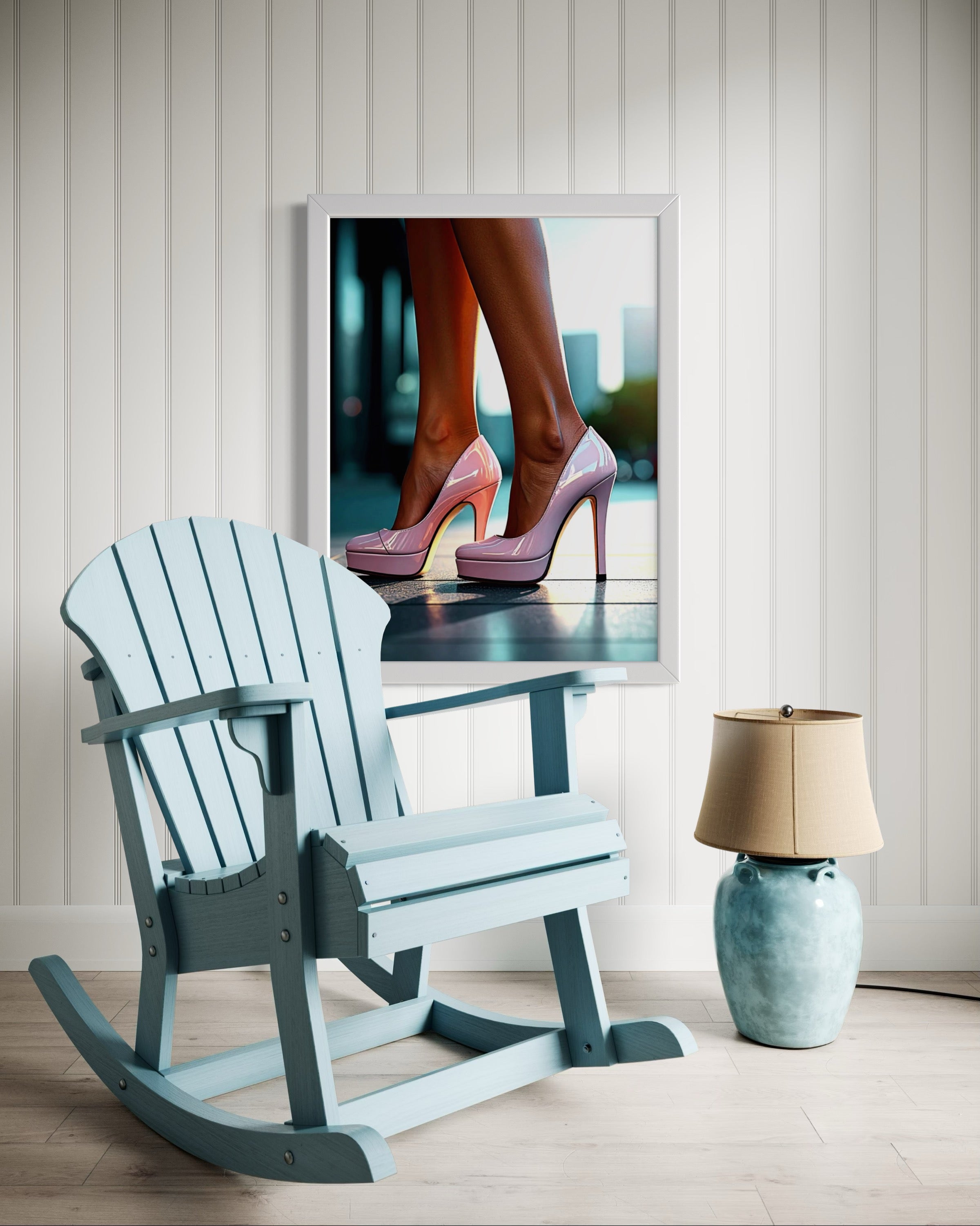 Light Pink High Heels Museum Print