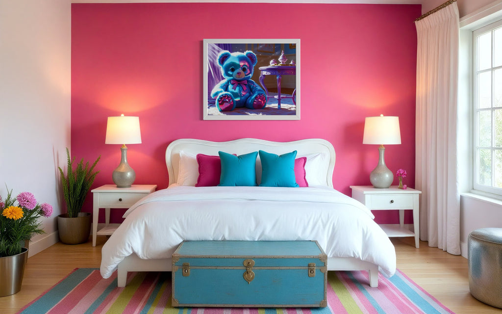 Magic Teddy Museum Print