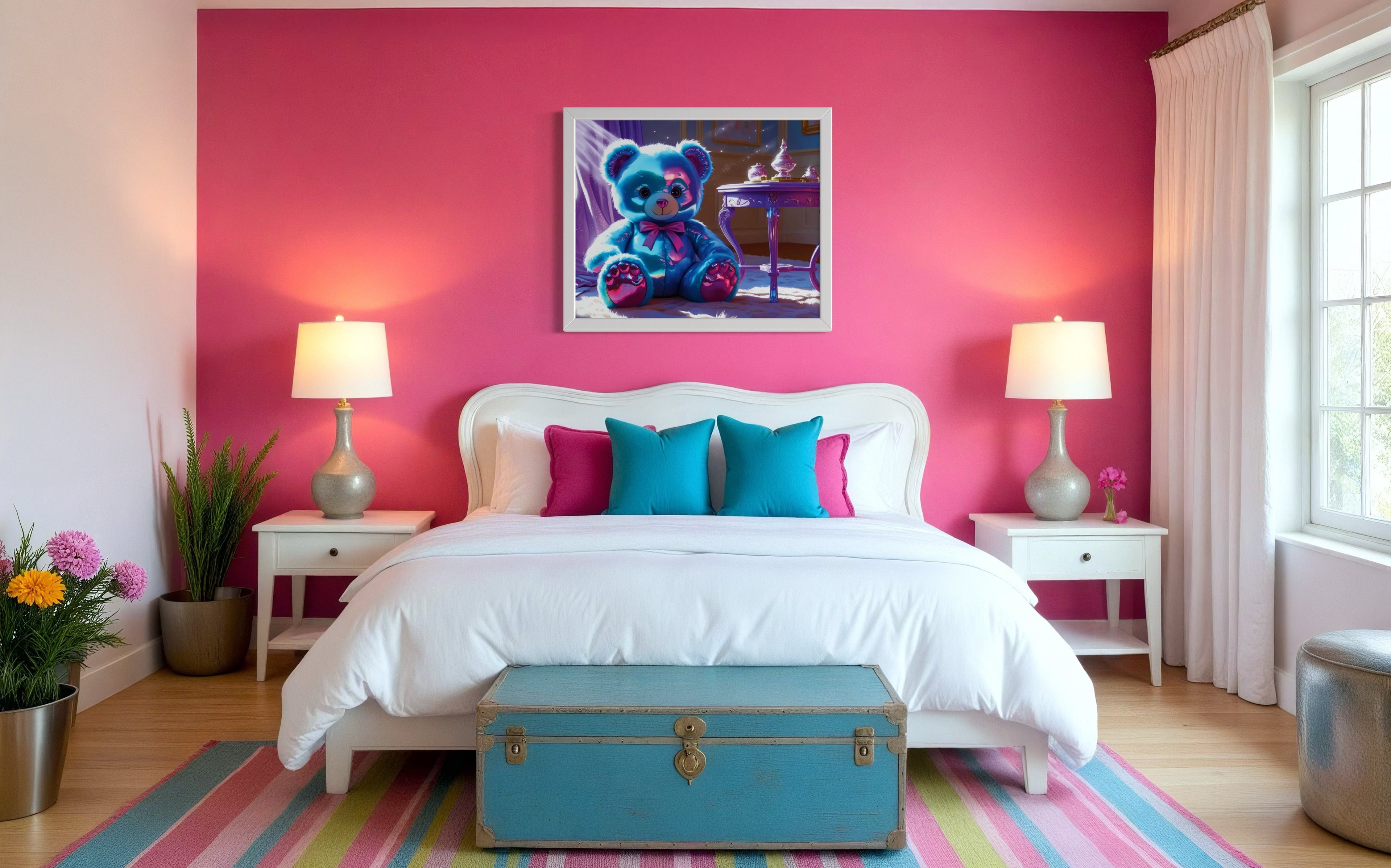 Magic Teddy Museum Print