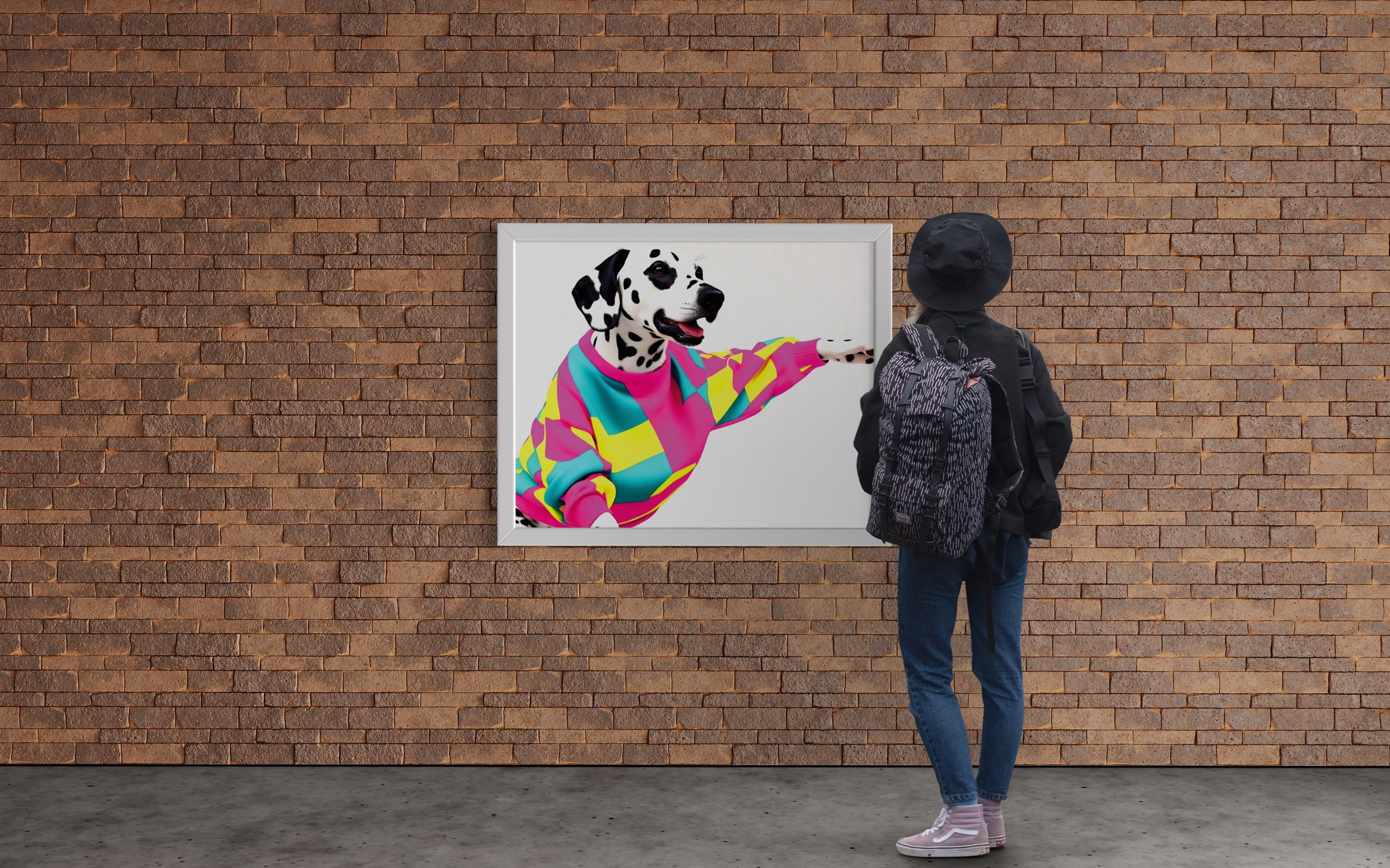 90's Sweater Dalmatian Museum Print