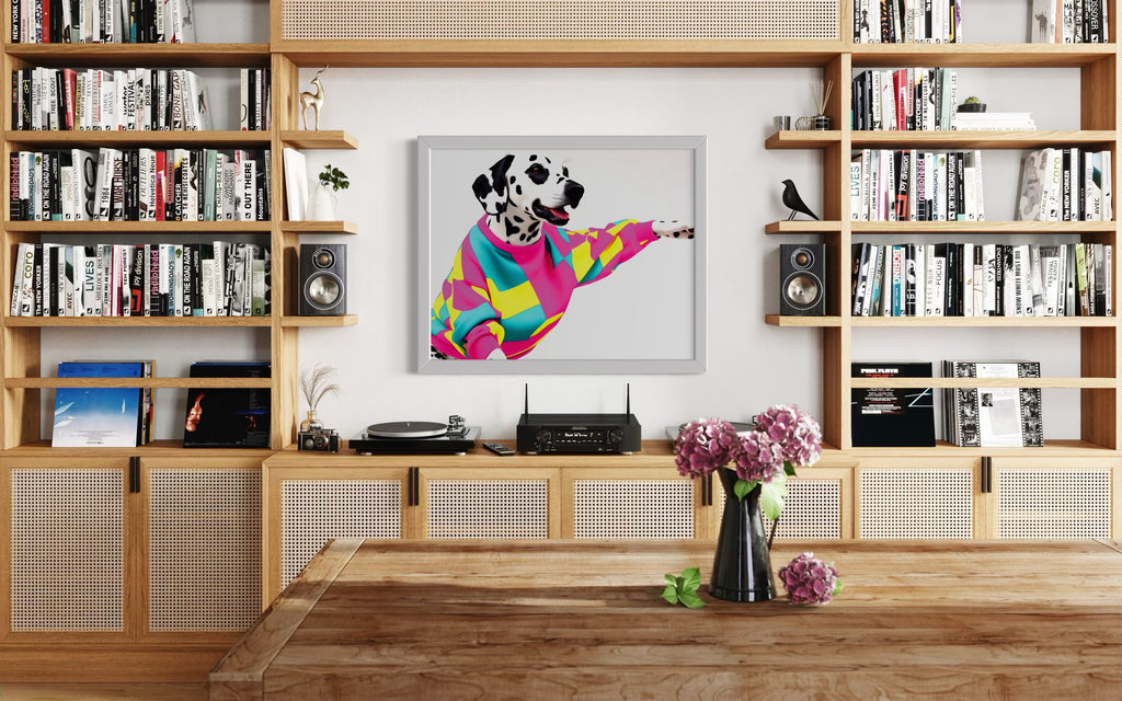 90's Sweater Dalmatian Museum Print