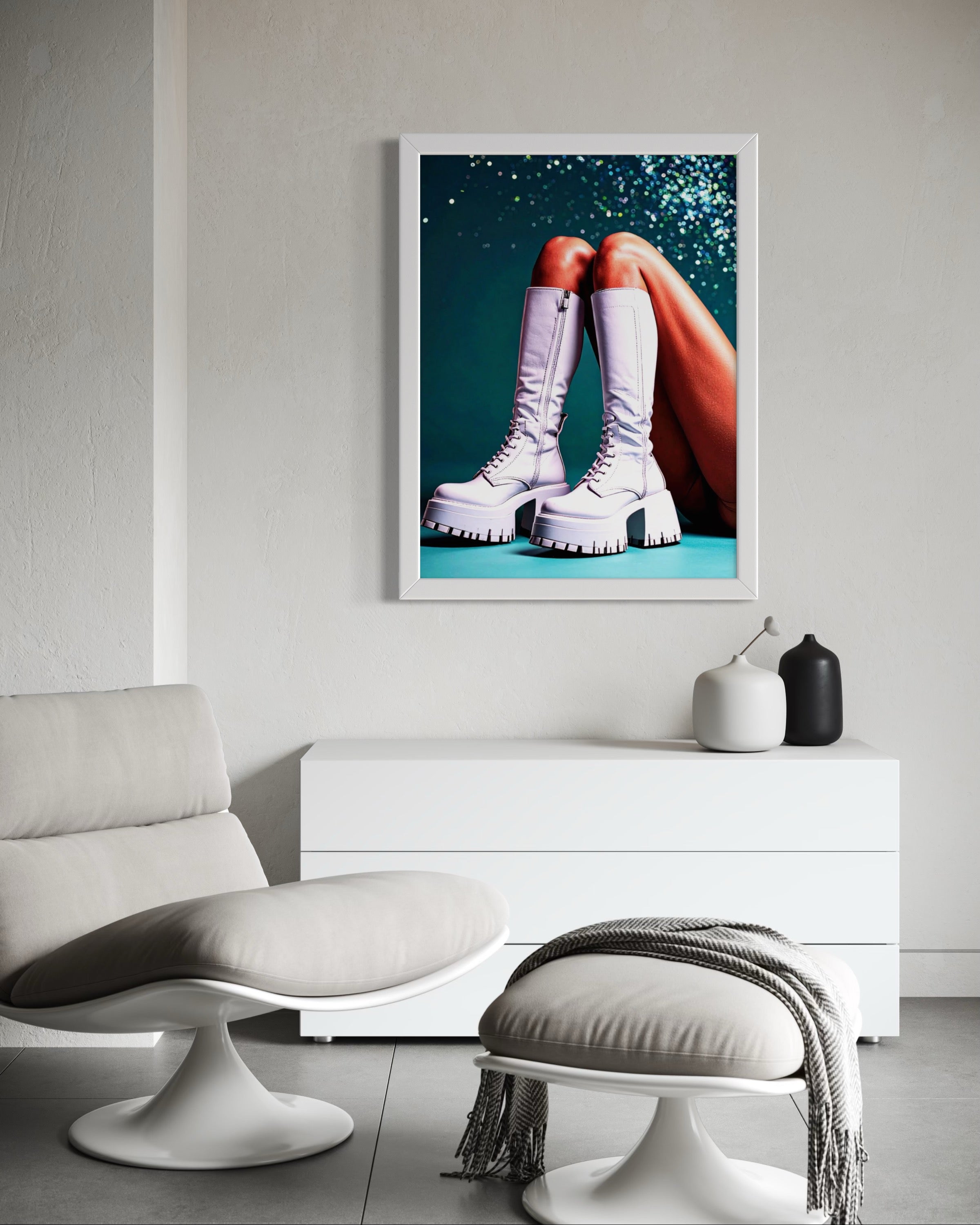 Platform Knee High GoGos Museum Print