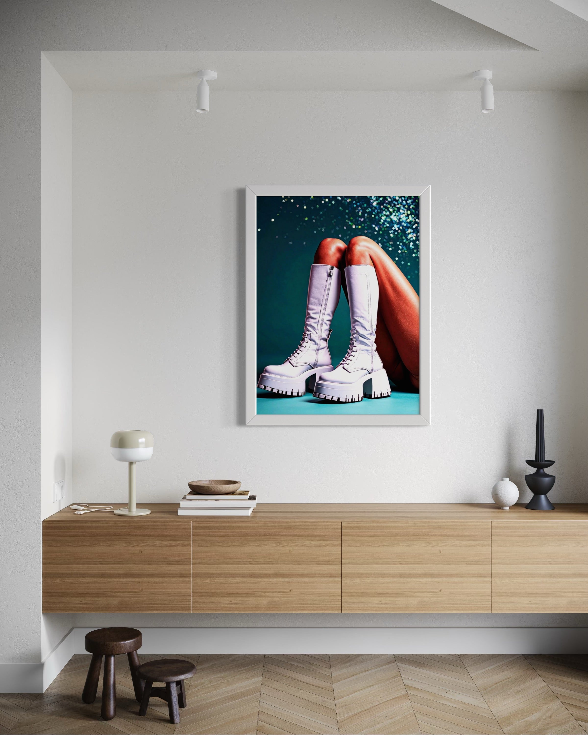 Platform Knee High GoGos Museum Print